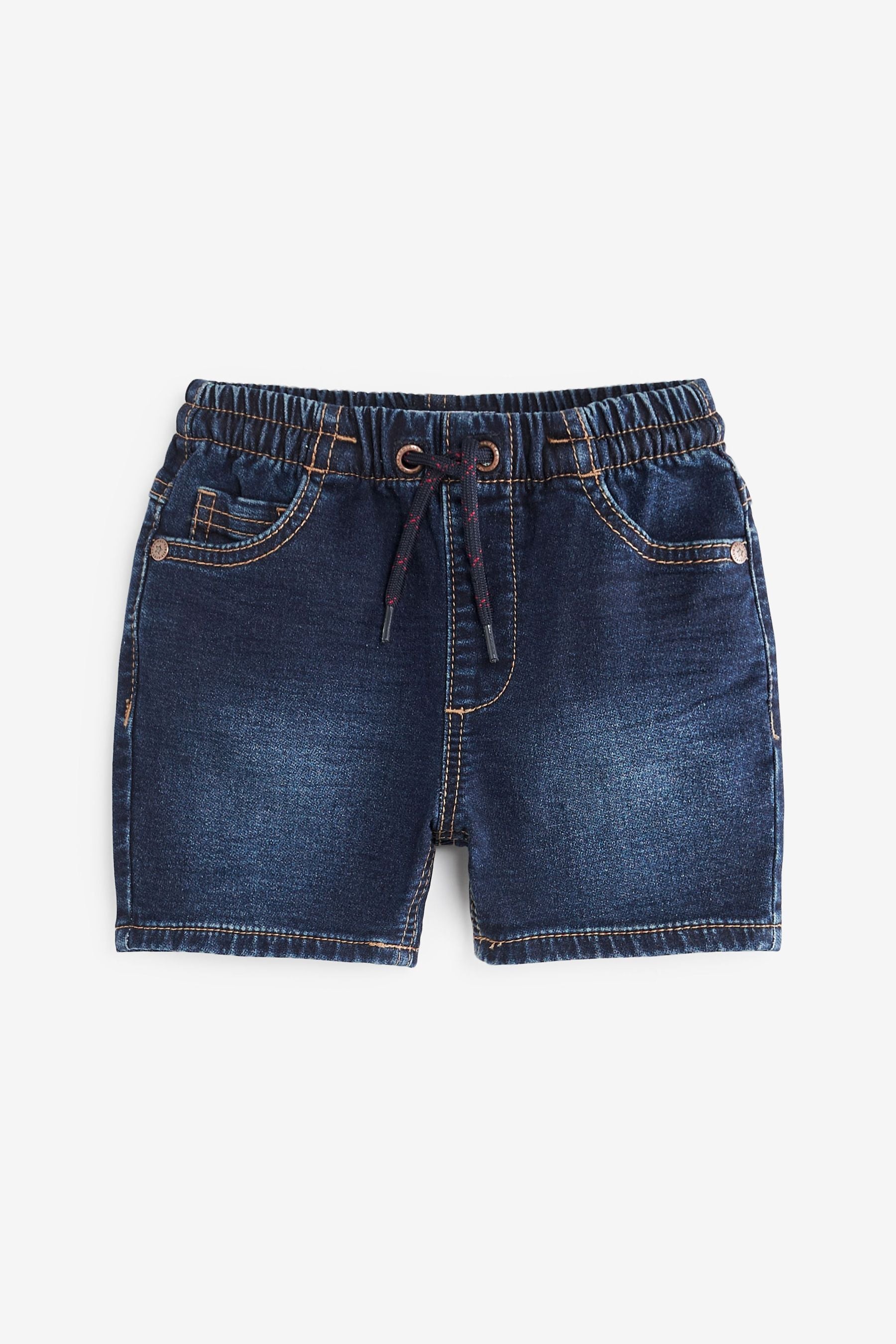 Dark Blue Jersey Denim Shorts (3mths-7yrs)