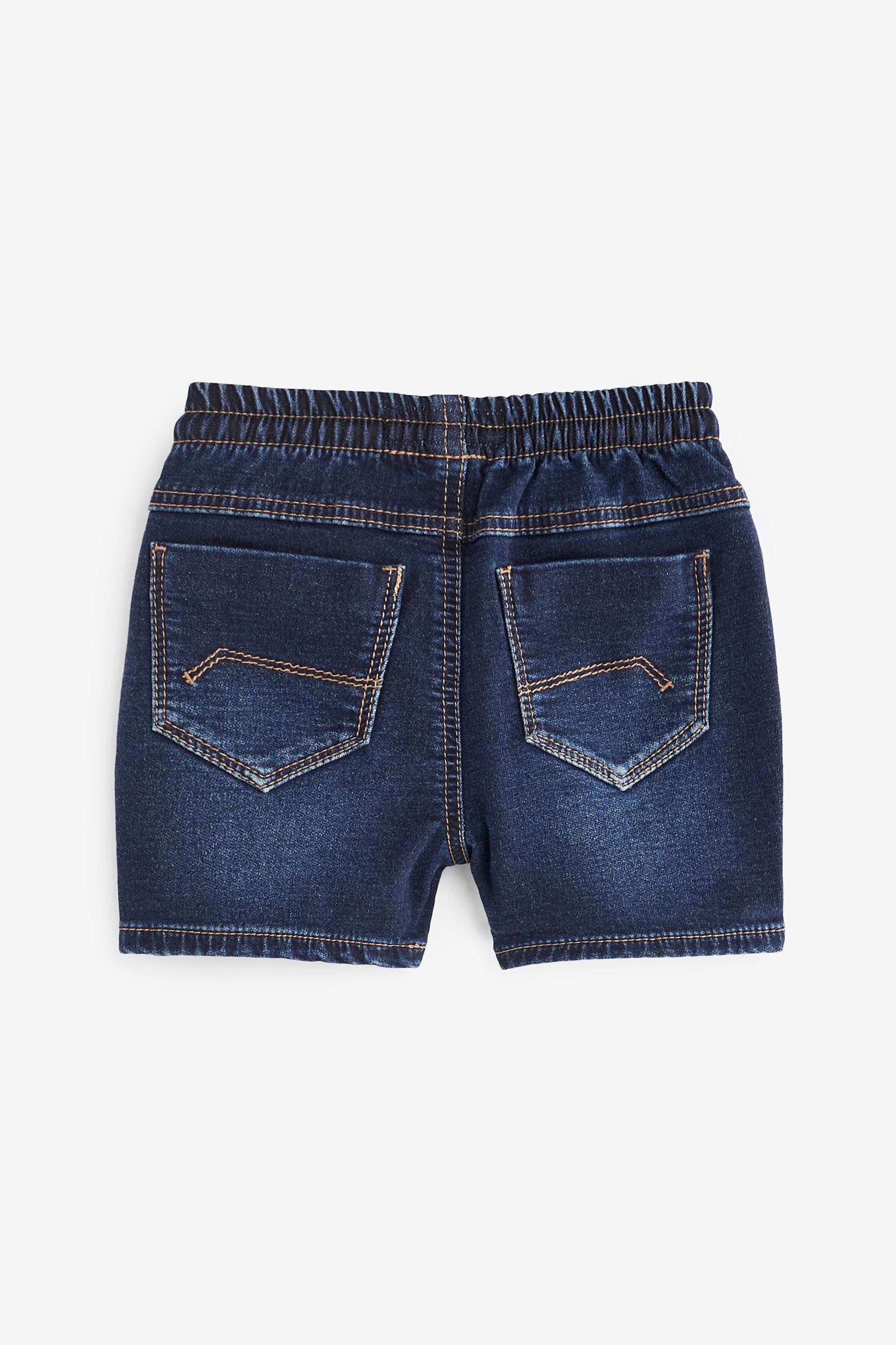 Dark Blue Jersey Denim Shorts (3mths-7yrs)