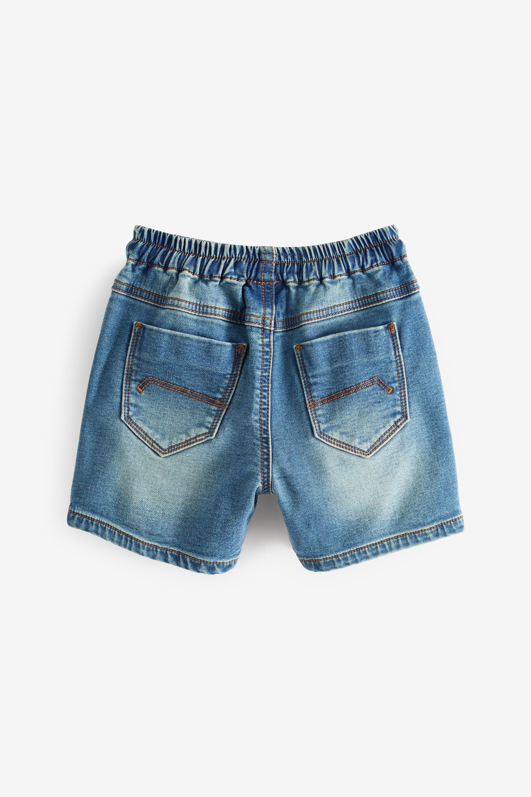 Vintage Dino Jersey Denim Shorts (3mths-7yrs)