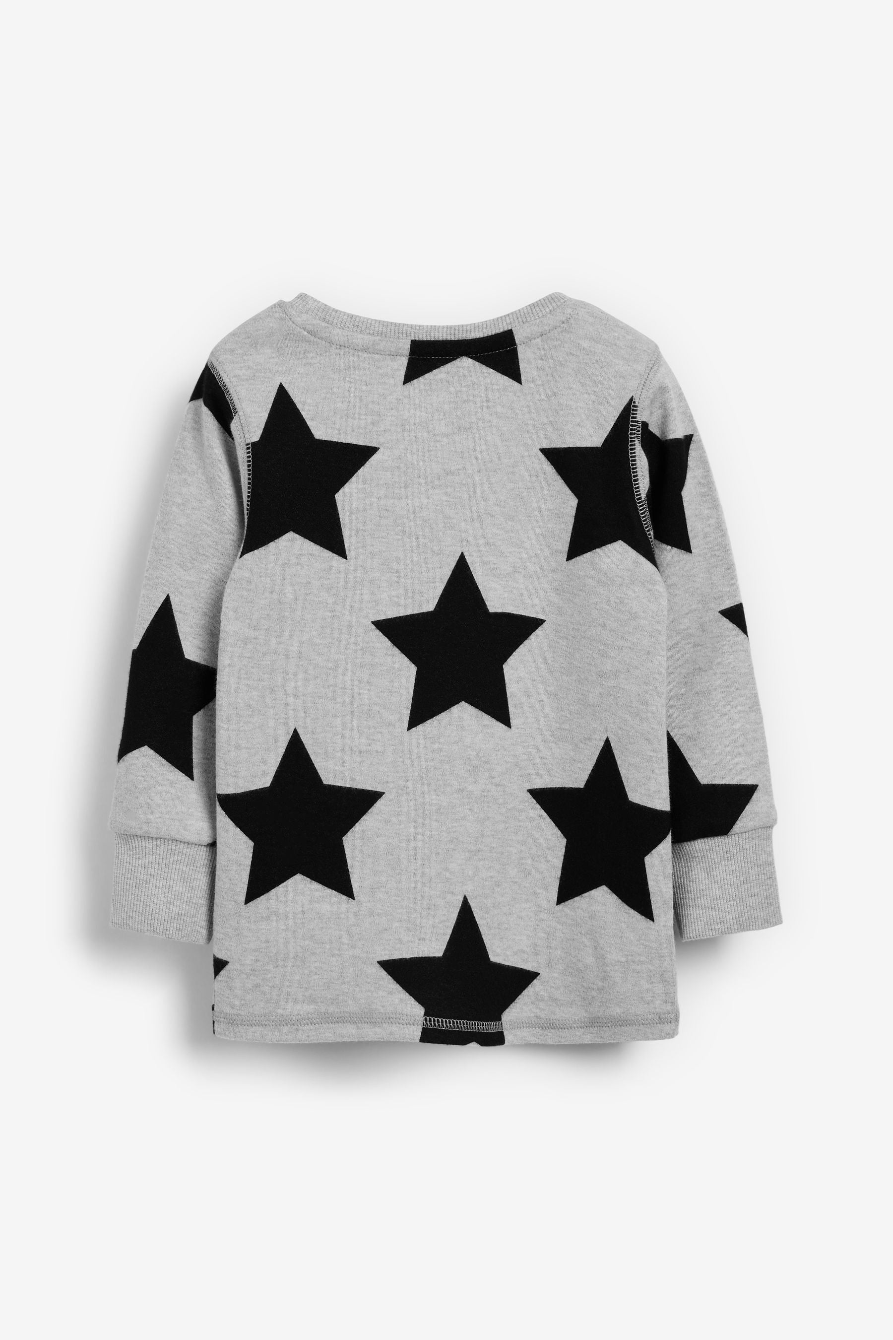 Tan Brown/Grey Star 3 Pack Snuggle Pyjamas (9mths-12yrs)