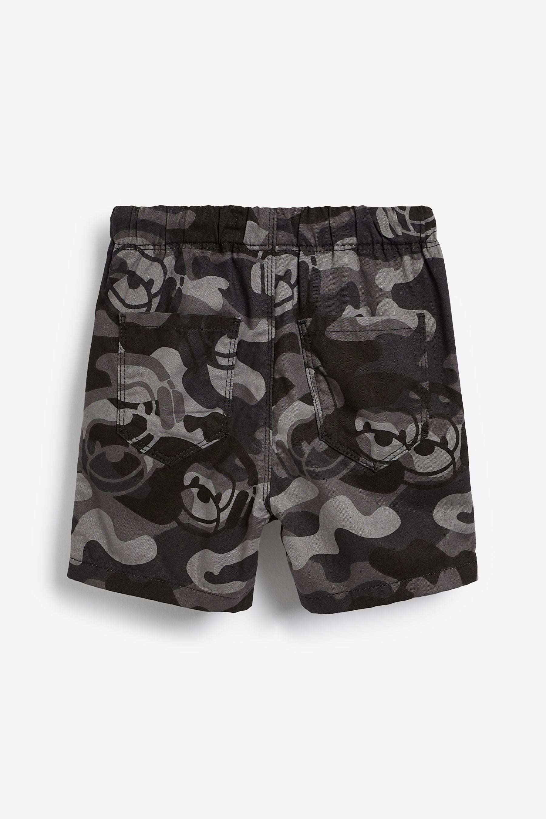 Monochrome Black 3 Pack Pull-On Shorts (3mths-7yrs)