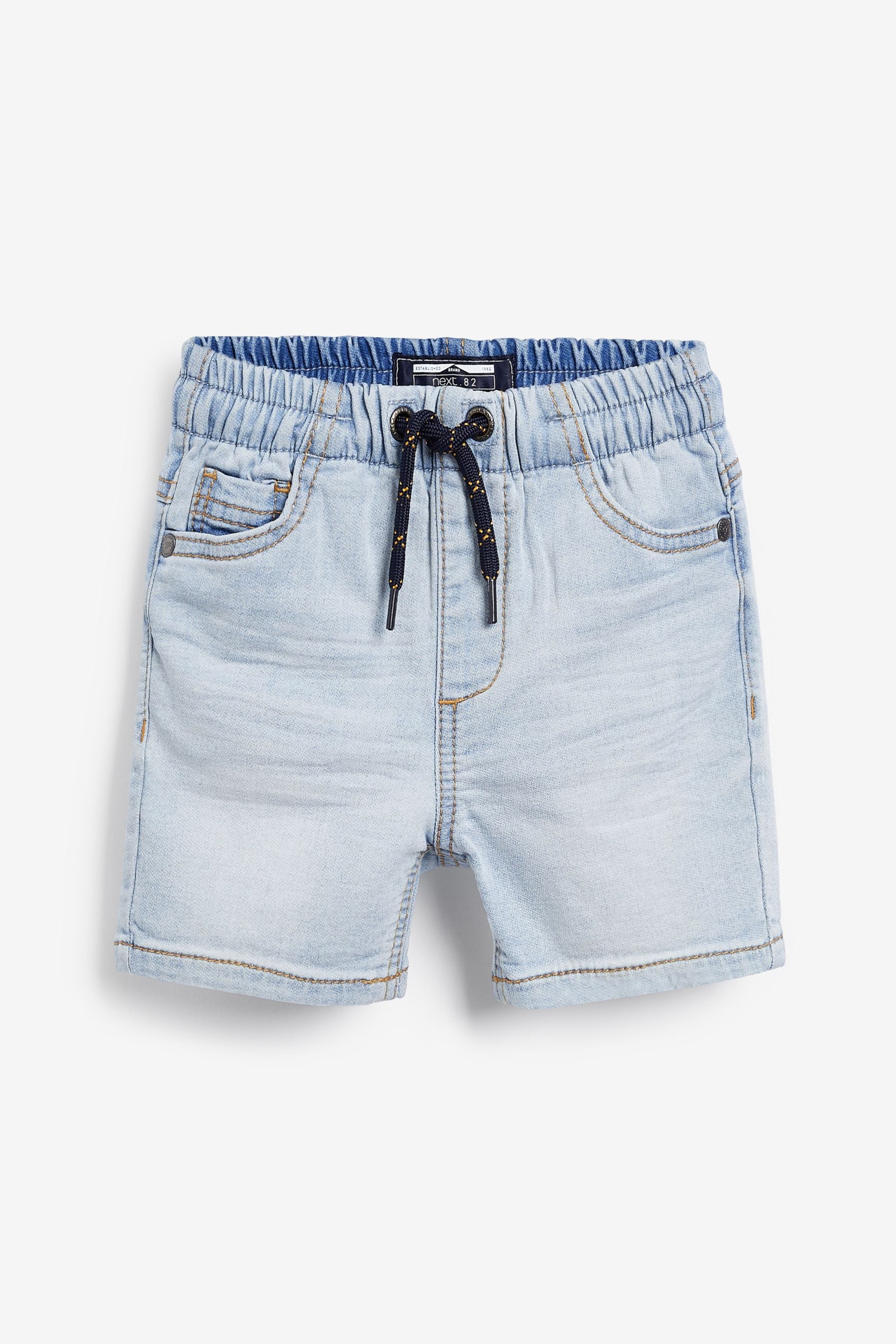 Blue Denim 2 Pack Jersey Denim Shorts (3mths-7yrs)