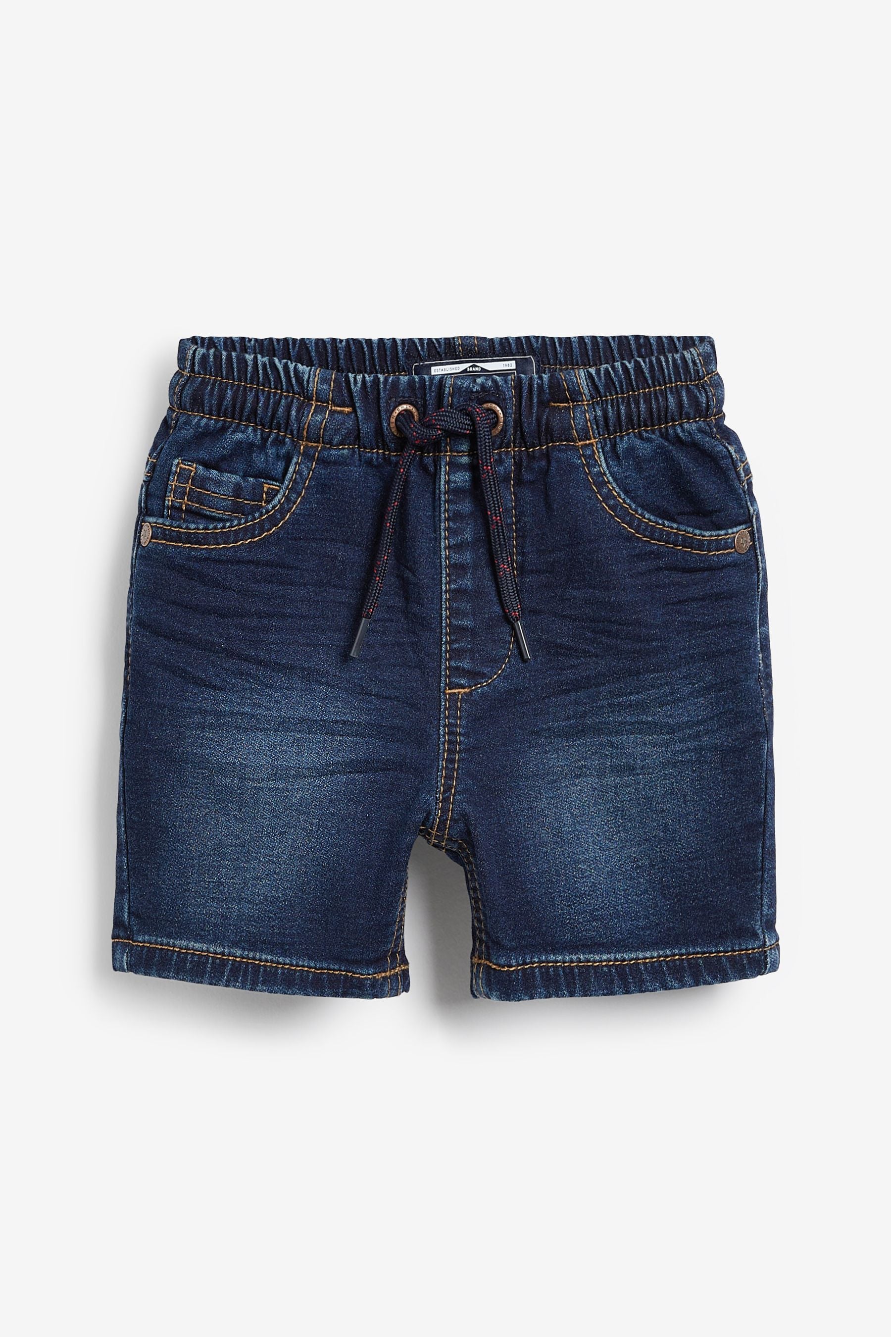 Blue Denim 2 Pack Jersey Denim Shorts (3mths-7yrs)