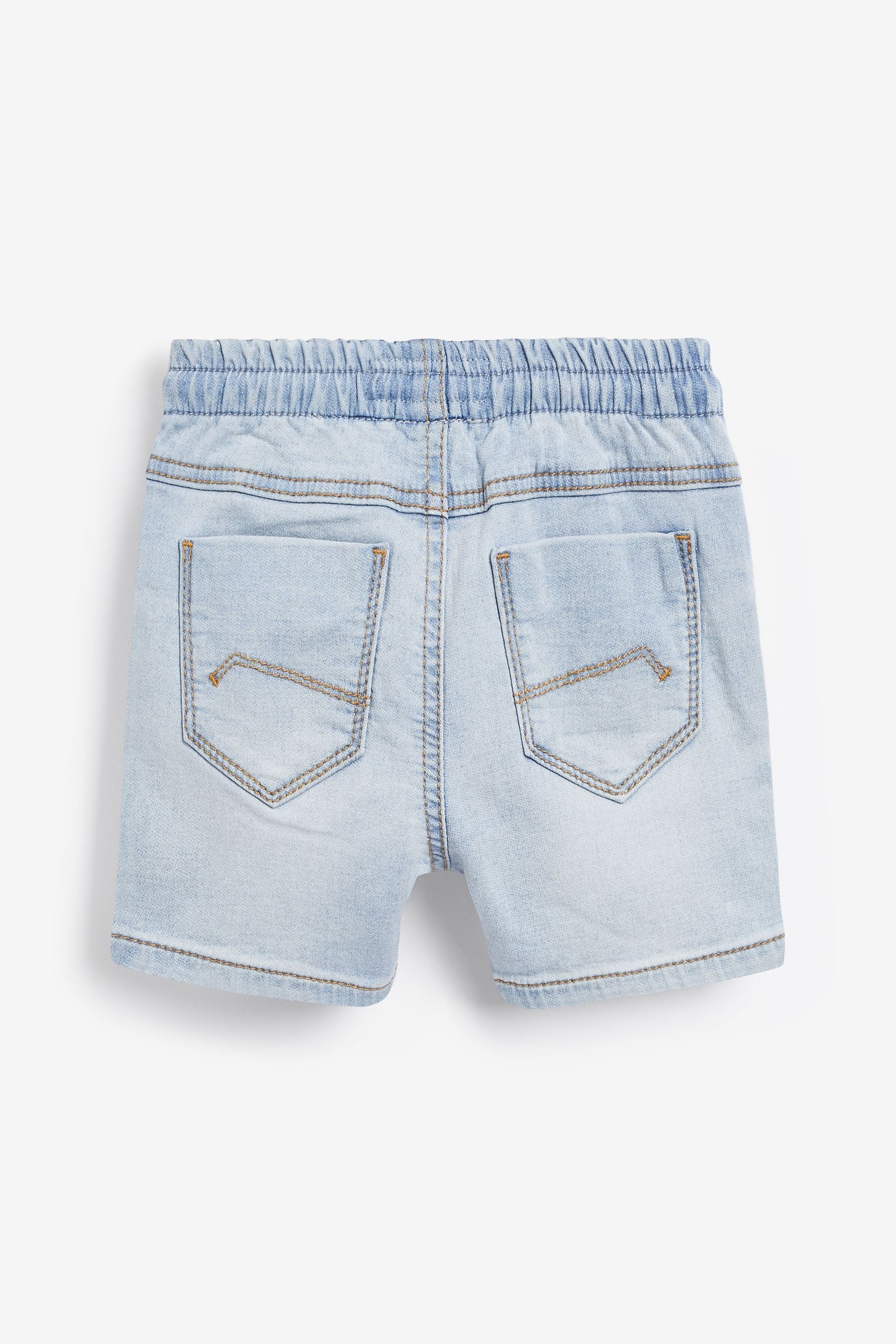 Blue Denim 2 Pack Jersey Denim Shorts (3mths-7yrs)