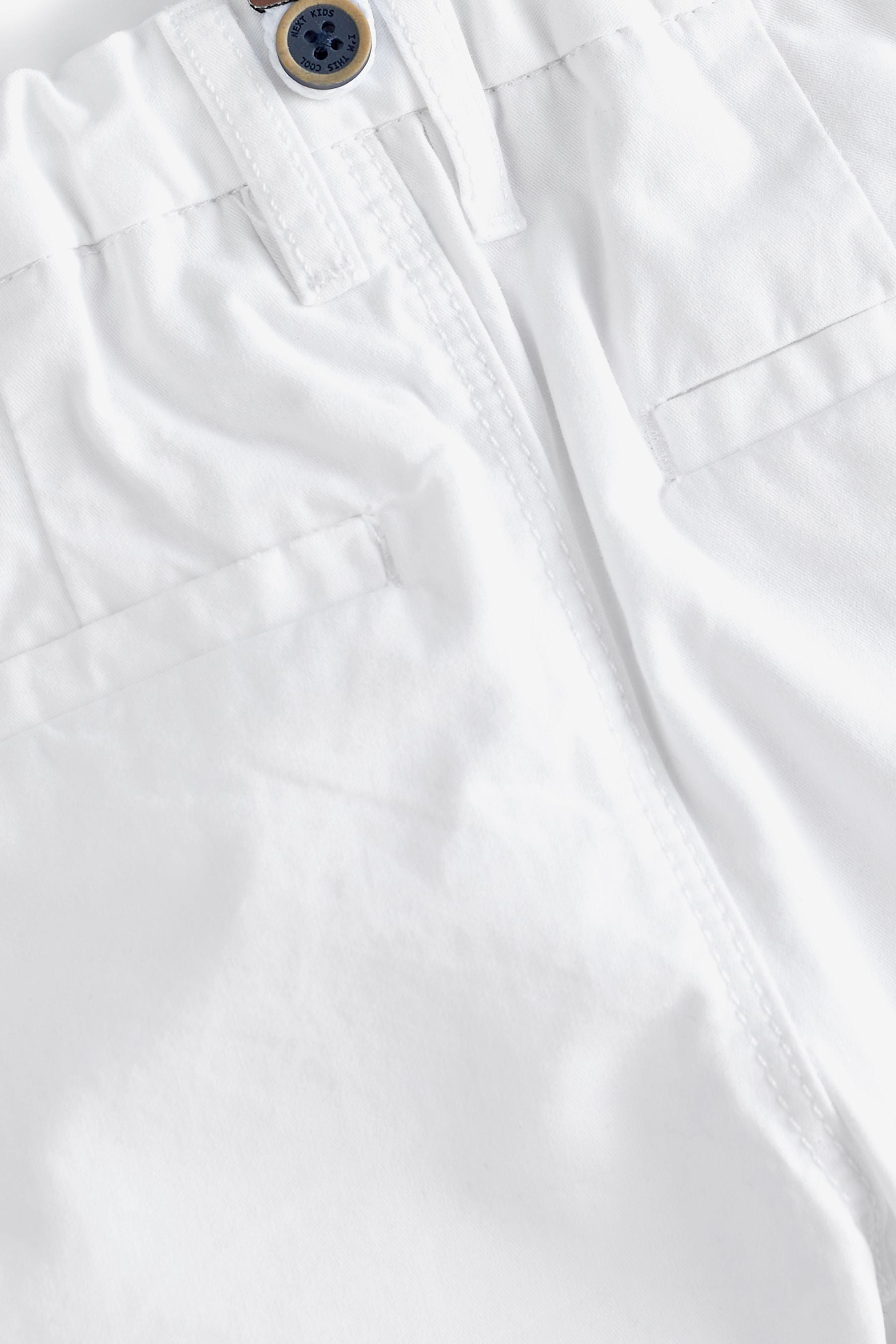 White with Braces Chino Shorts (3mths-7yrs)