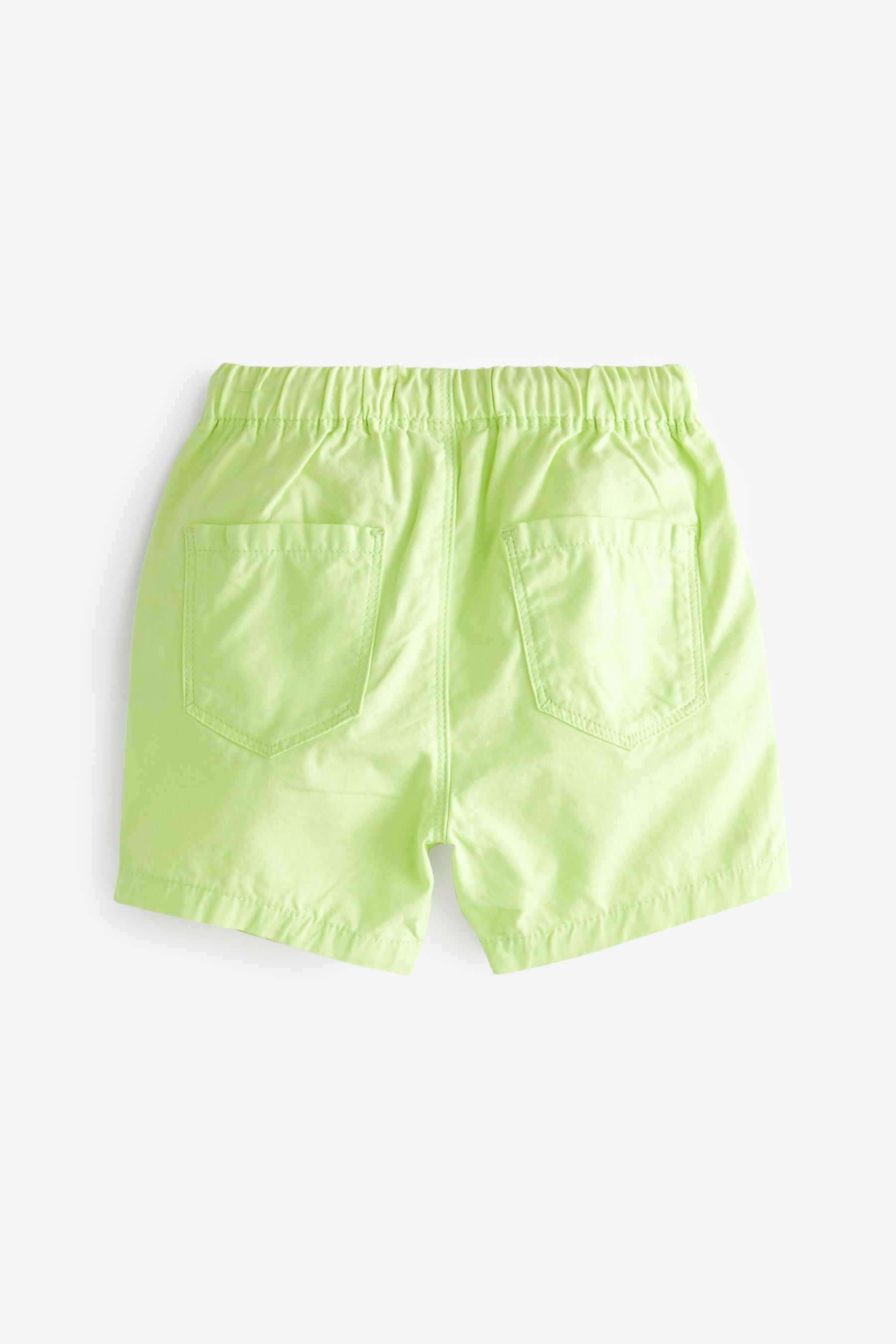 Fluro Yellow Pull-On Shorts (3mths-7yrs)