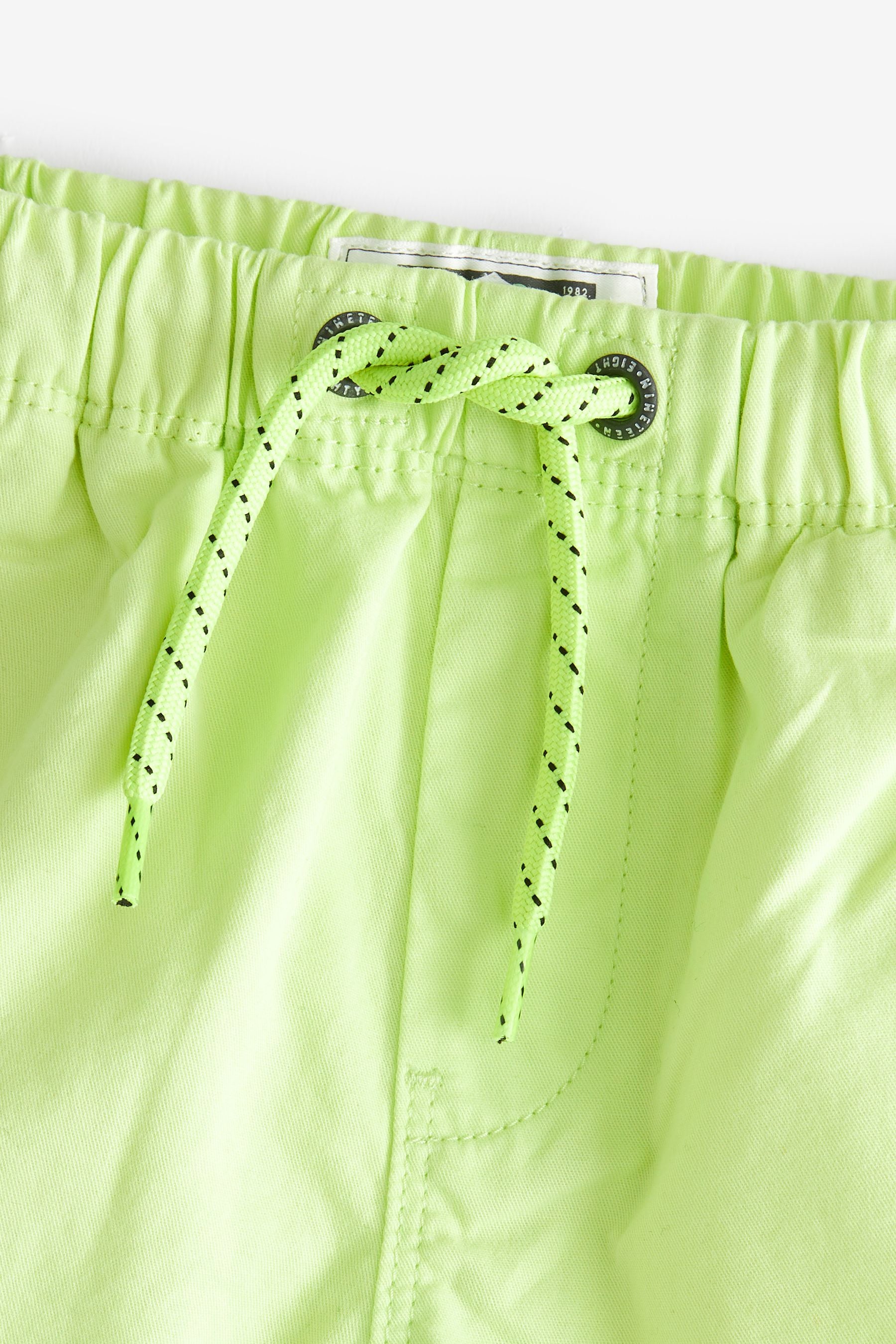 Fluro Yellow Pull-On Shorts (3mths-7yrs)