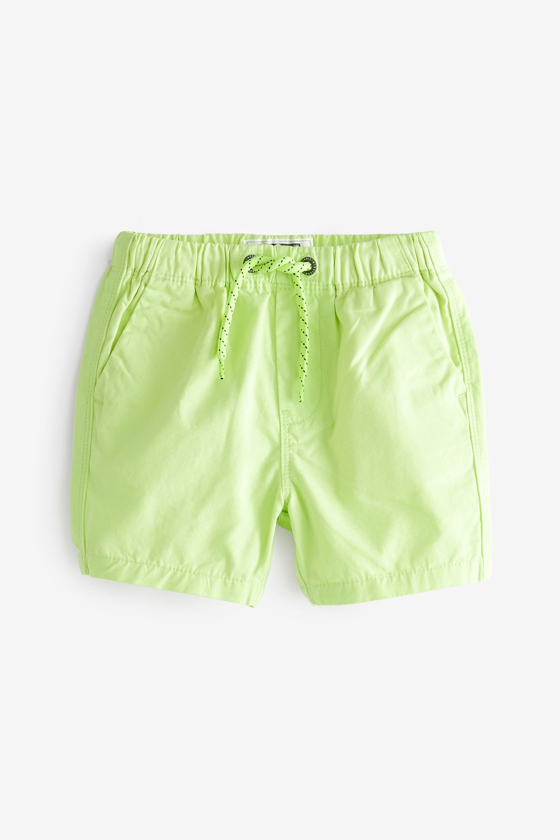 Fluro Yellow Pull-On Shorts (3mths-7yrs)