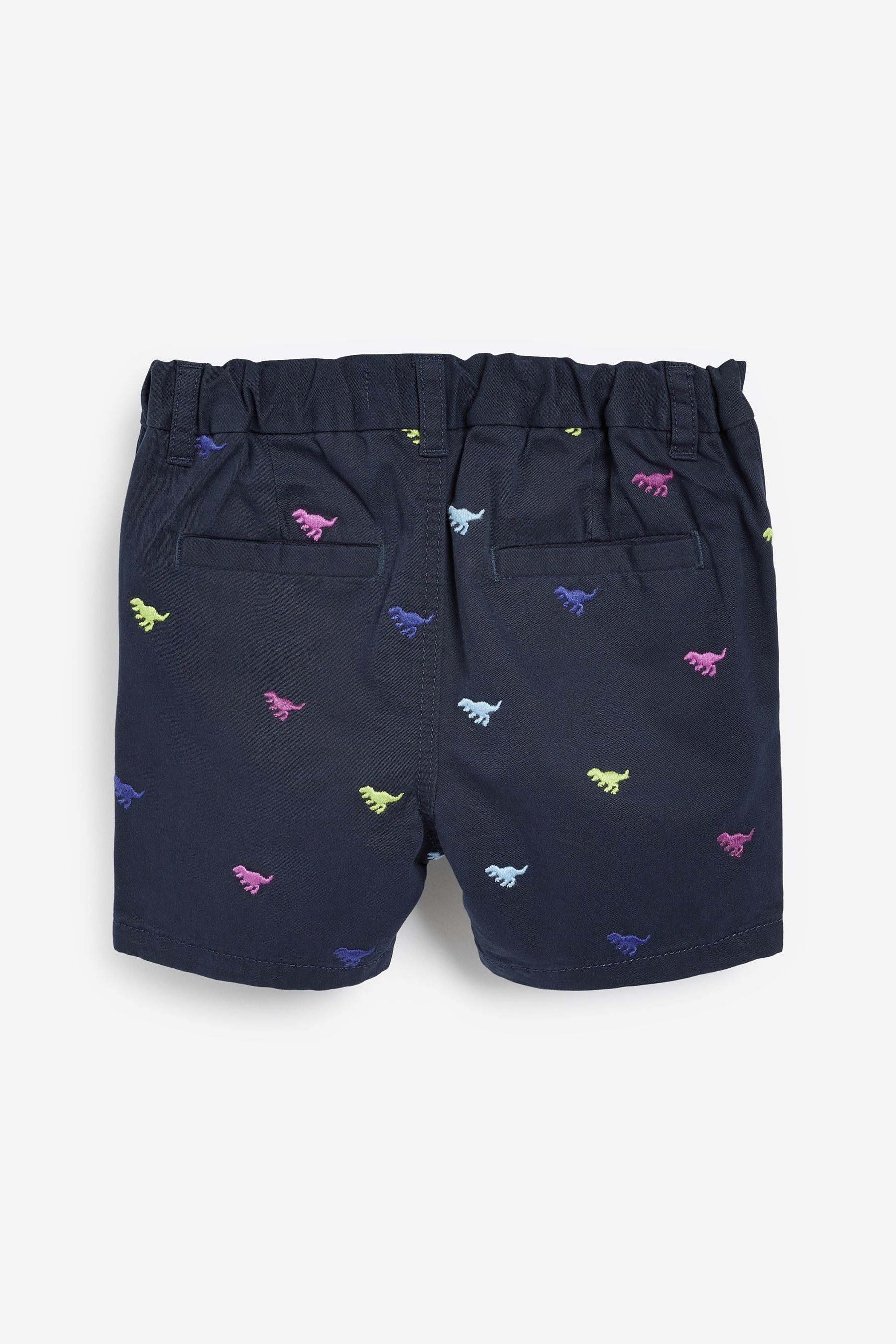 Navy Dinosaur Chino Shorts (3mths-7yrs)