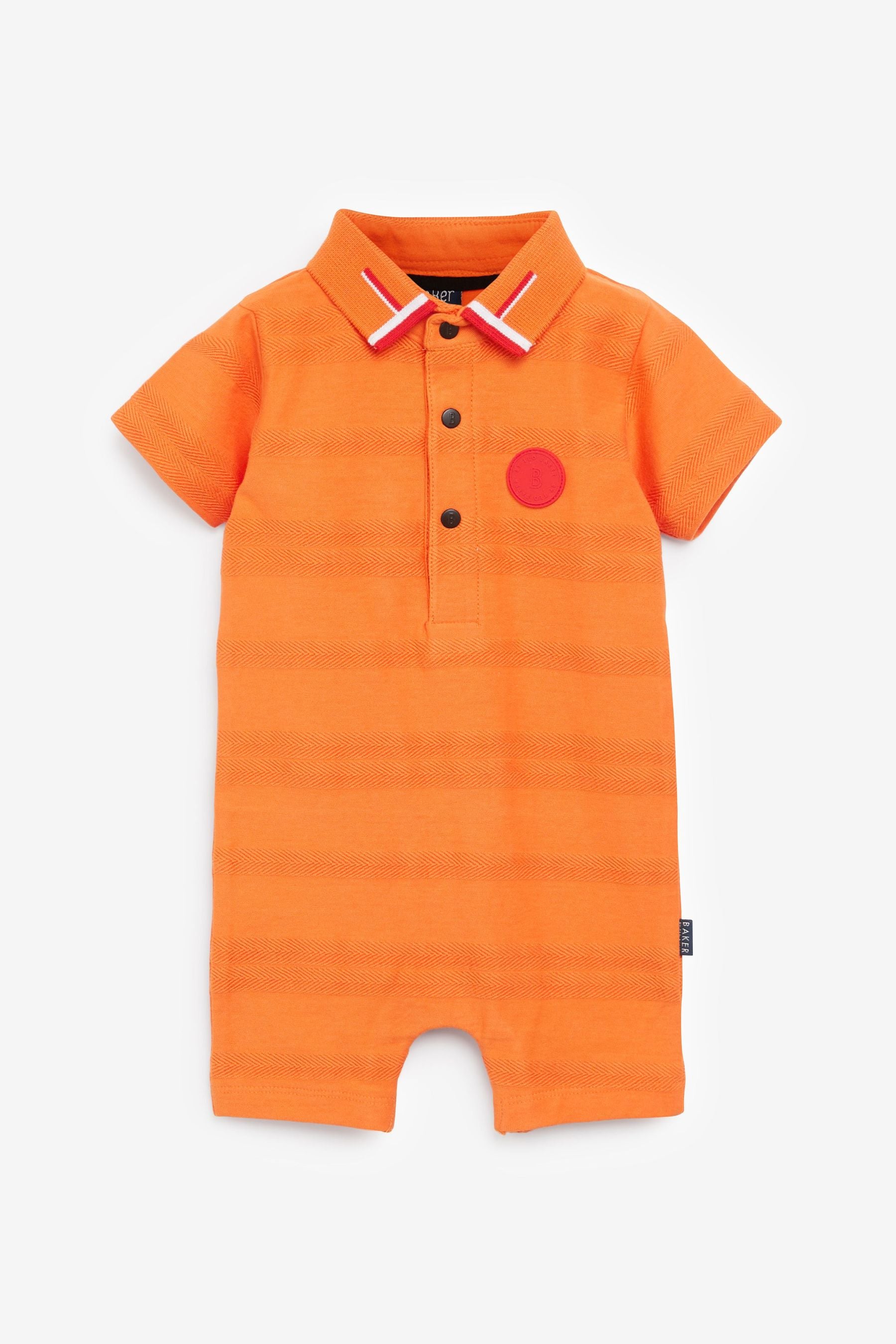 Baker by Ted Baker Orange Polo Romper