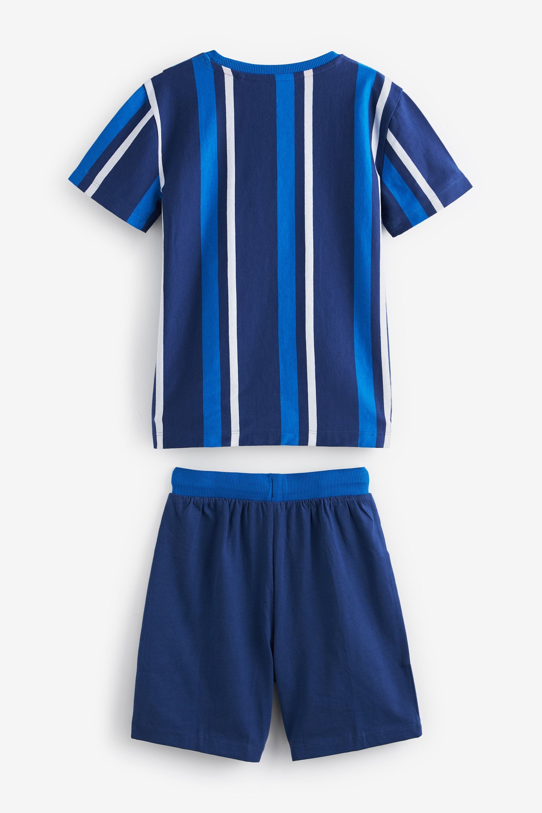 Blue Stripe Short Pyjamas 3 Pack (3-16yrs)