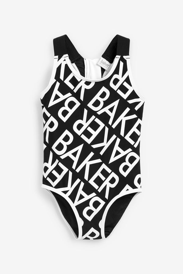 Baker by Ted Baker Letter Print Swimsuit