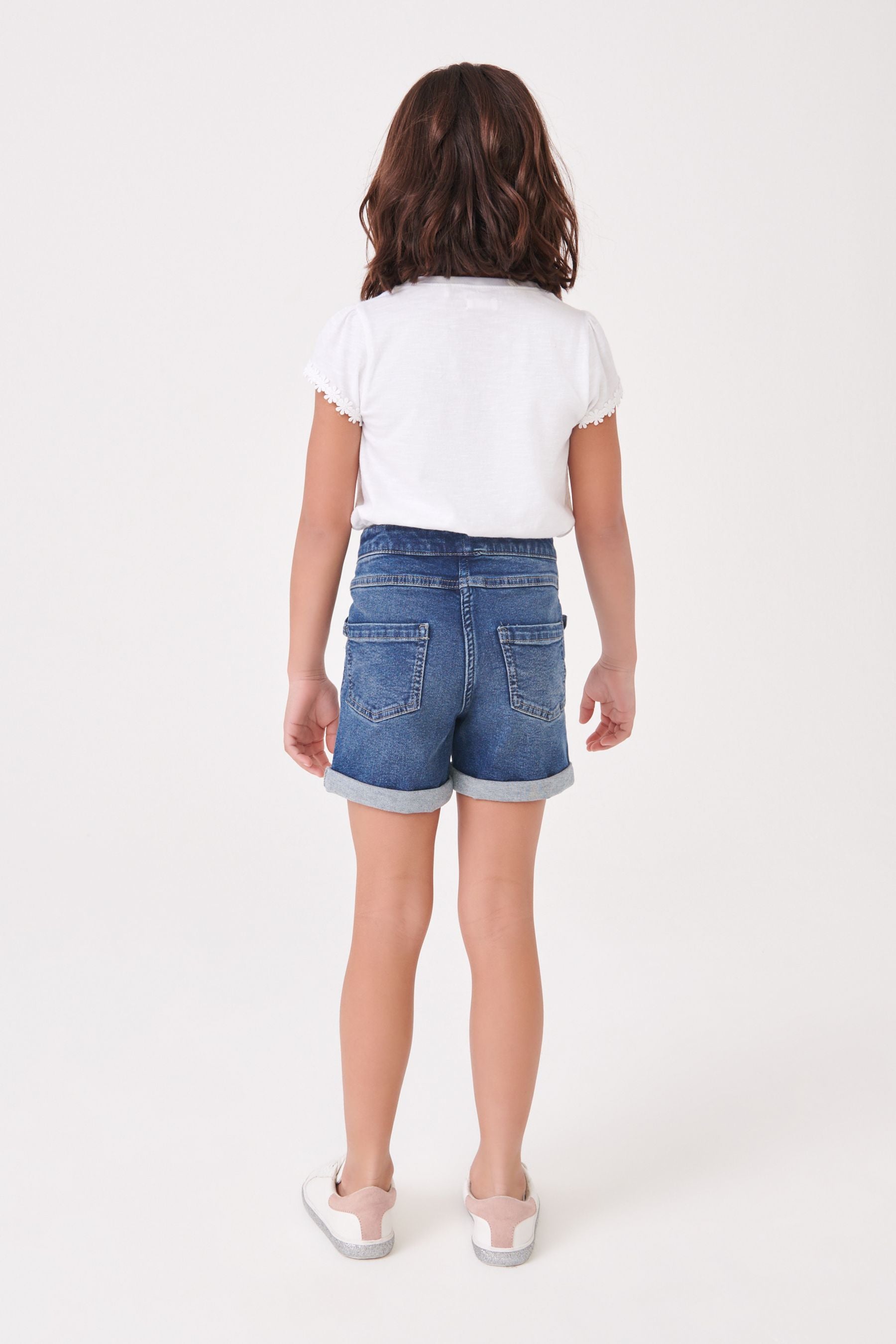 White Daisy Pocket T-Shirt (1.5-16yrs)