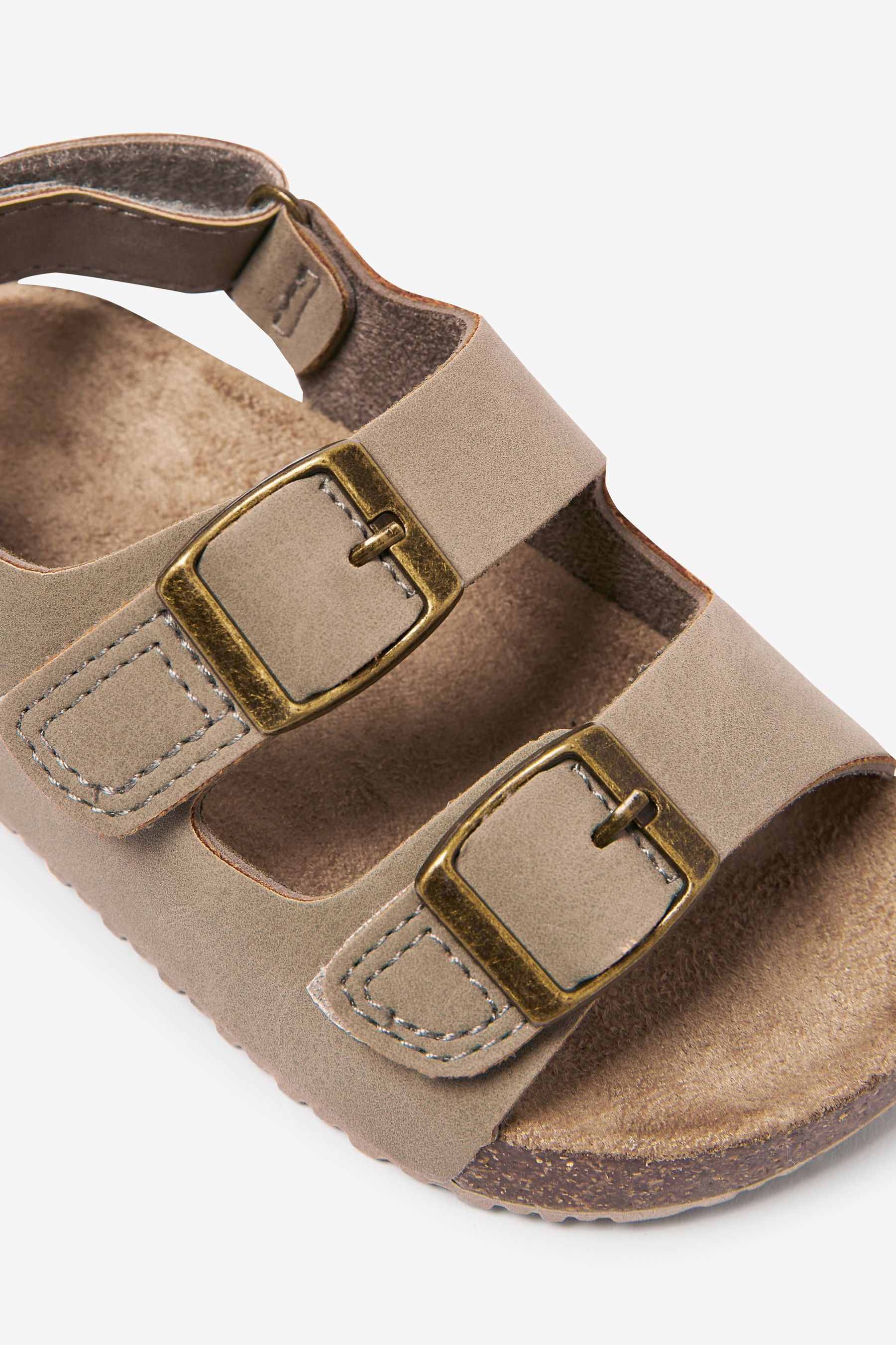 Stone Buckle Corkbed Sandals