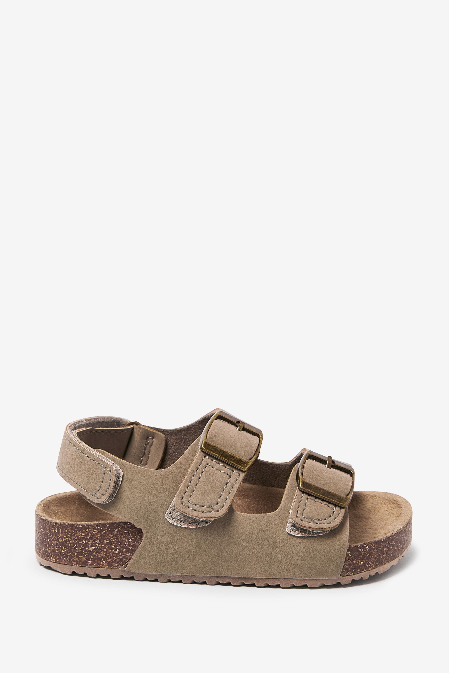 Stone Buckle Corkbed Sandals