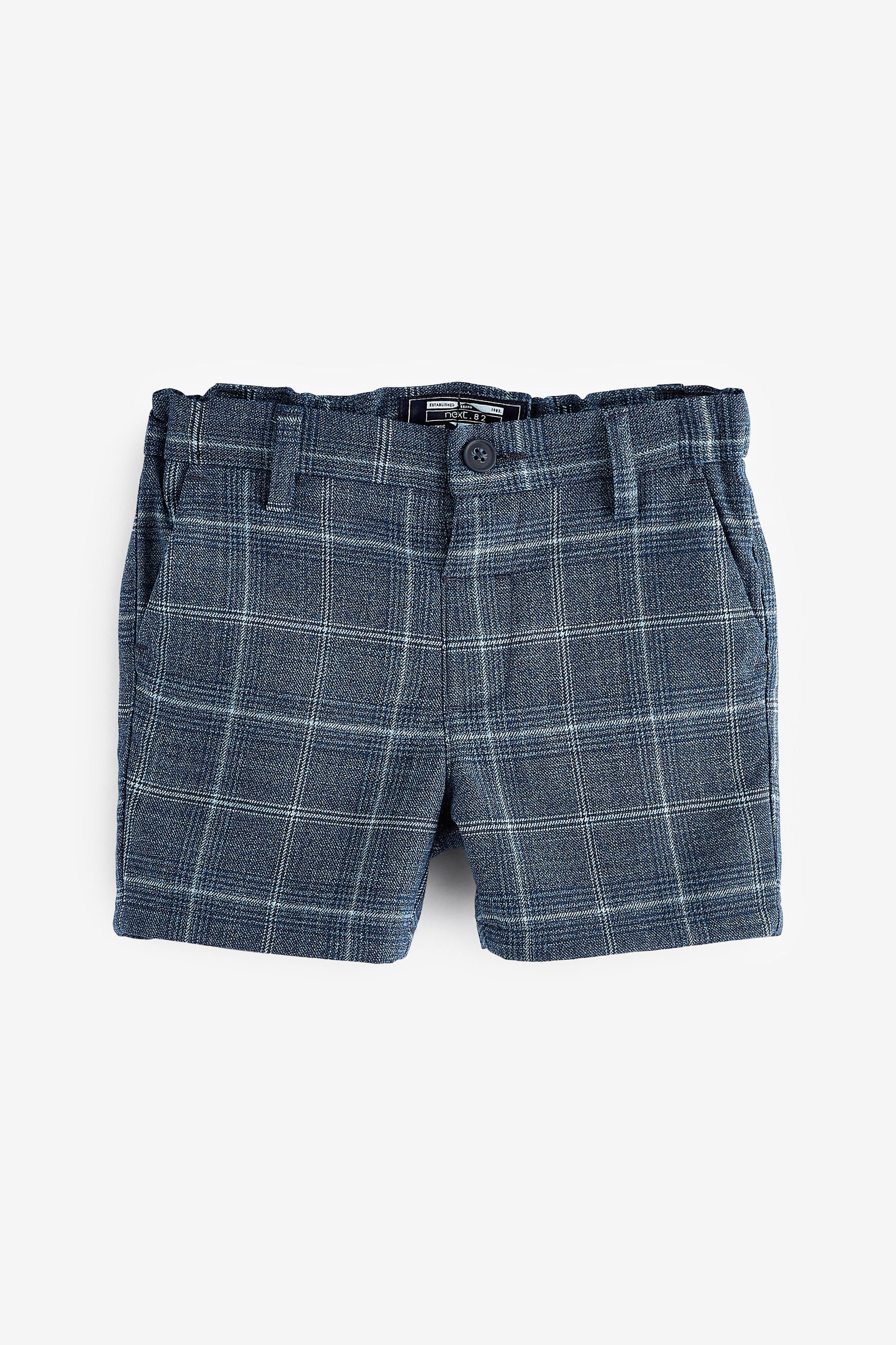 Blue Check Fabric (3mths-9yrs)