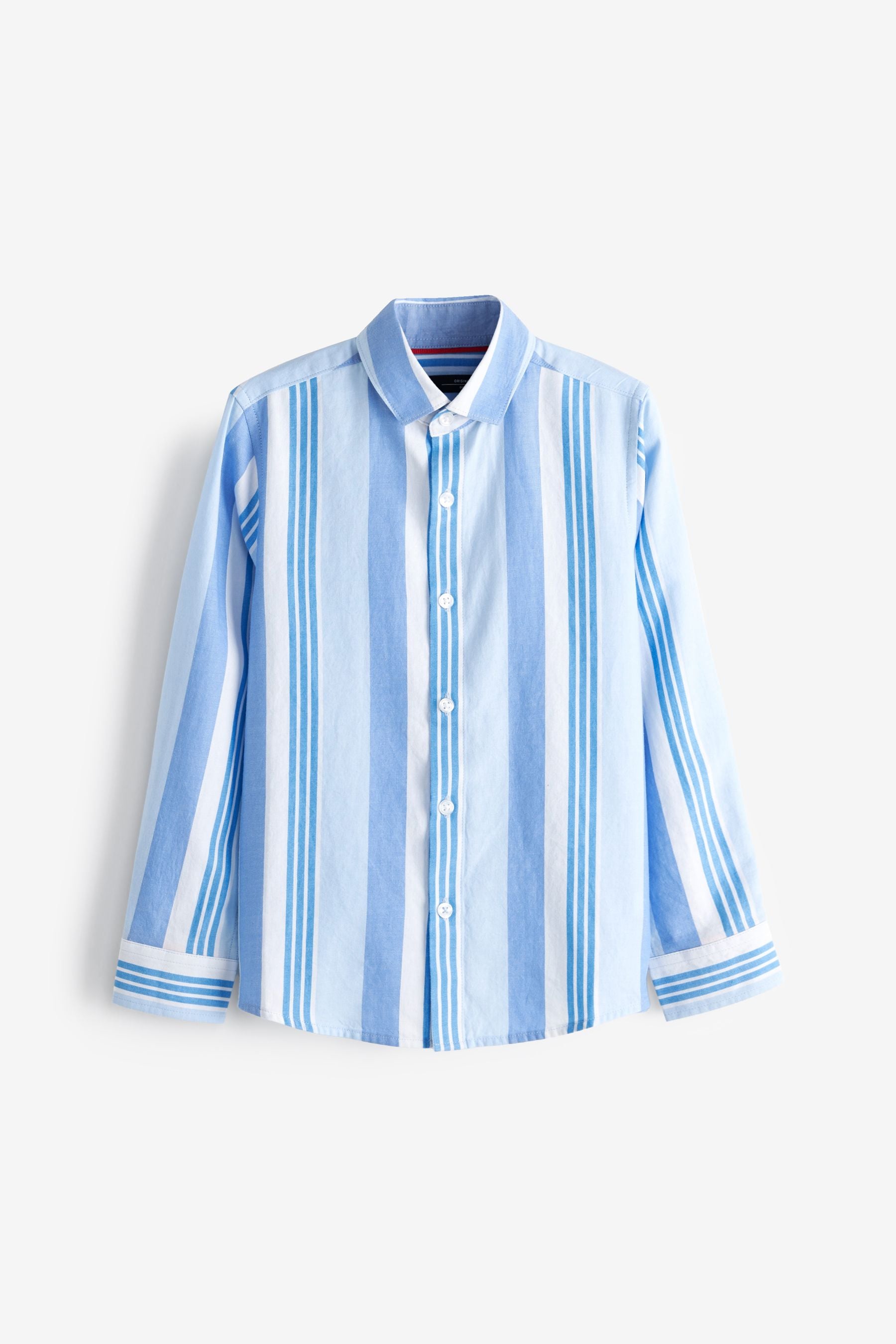 Blue Stripe Long Sleeve Shirt (3-16yrs)