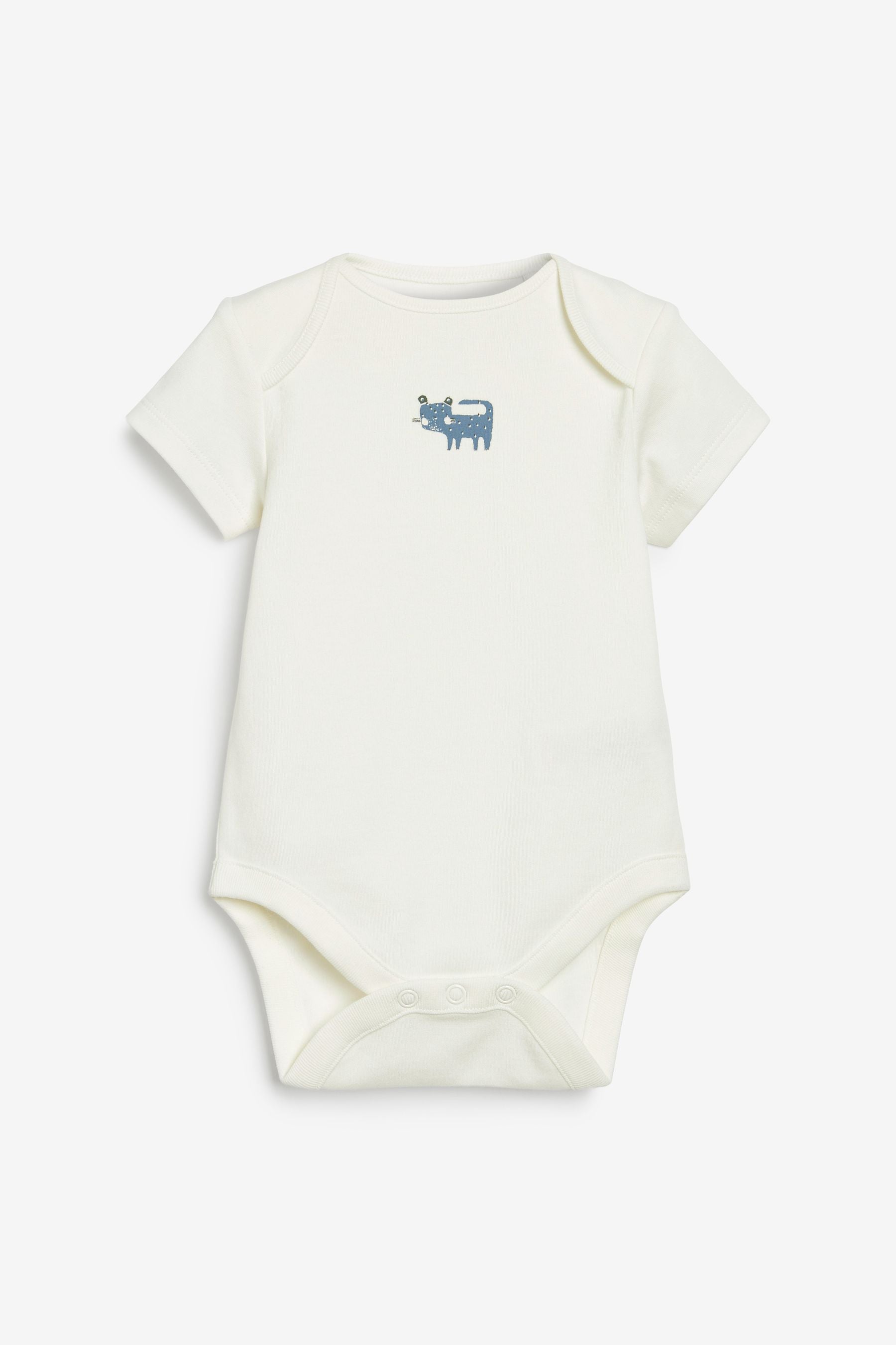 Blue Bunny Baby 7 Pack Short Sleeve Bodysuits (0mths-3yrs)