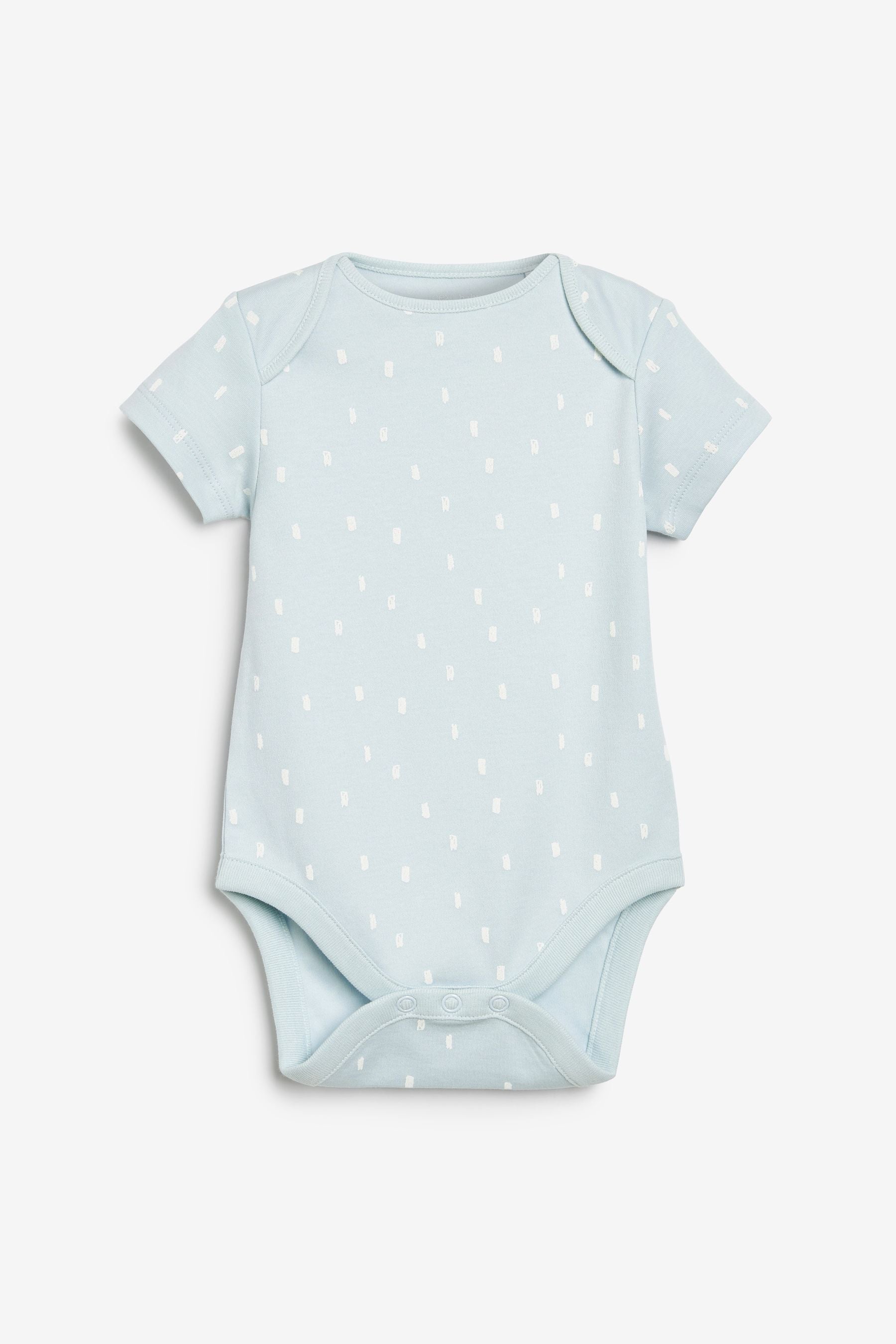 Blue Bunny Baby 7 Pack Short Sleeve Bodysuits (0mths-3yrs)