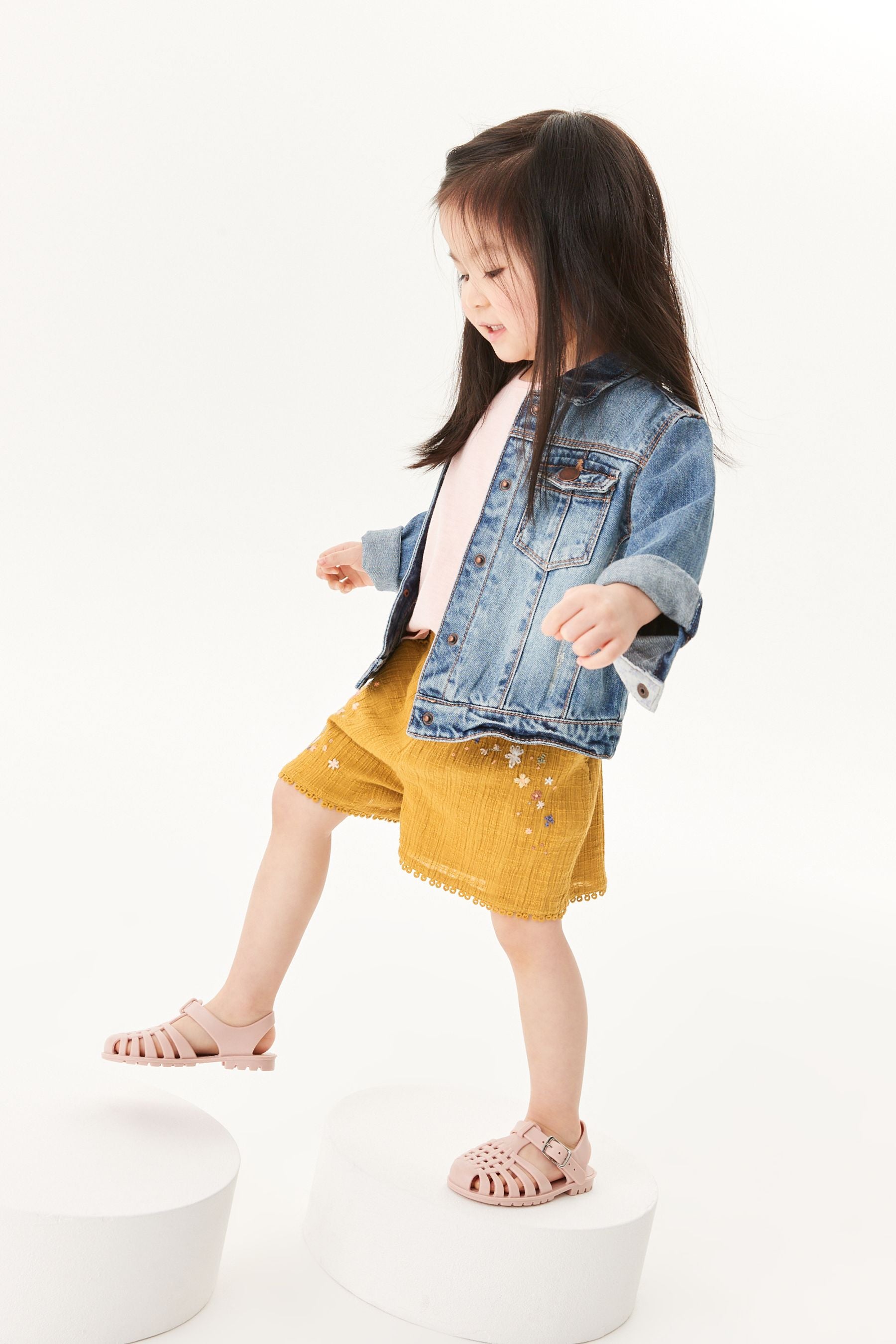 Ochre Yellow Pull-On Shorts (3mths-7yrs)