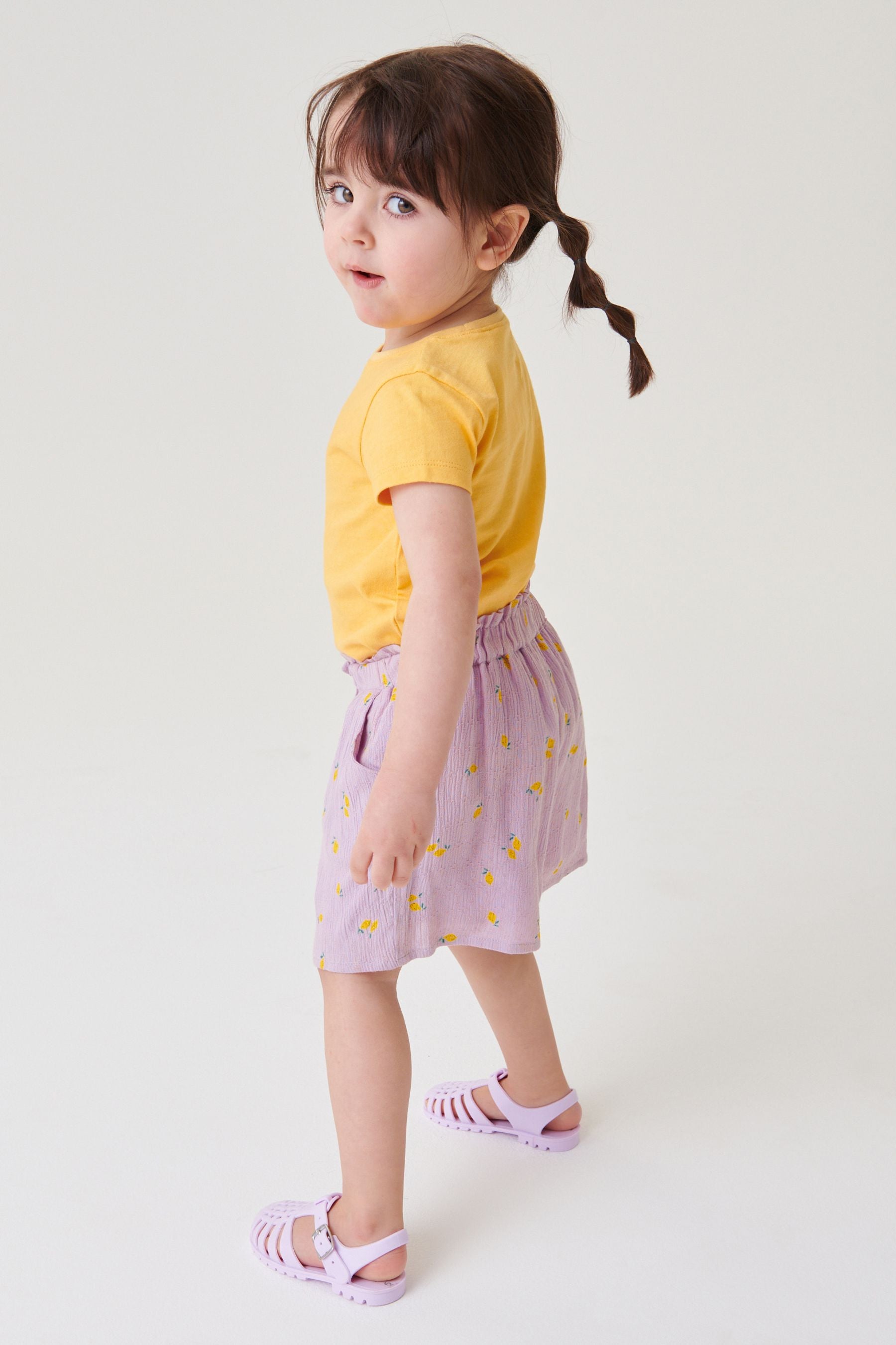 Lilac Purple Pull-On Shorts (3mths-7yrs)