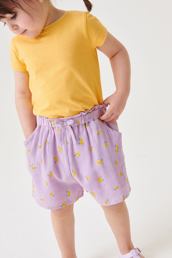 Lilac Purple Pull-On Shorts (3mths-7yrs)