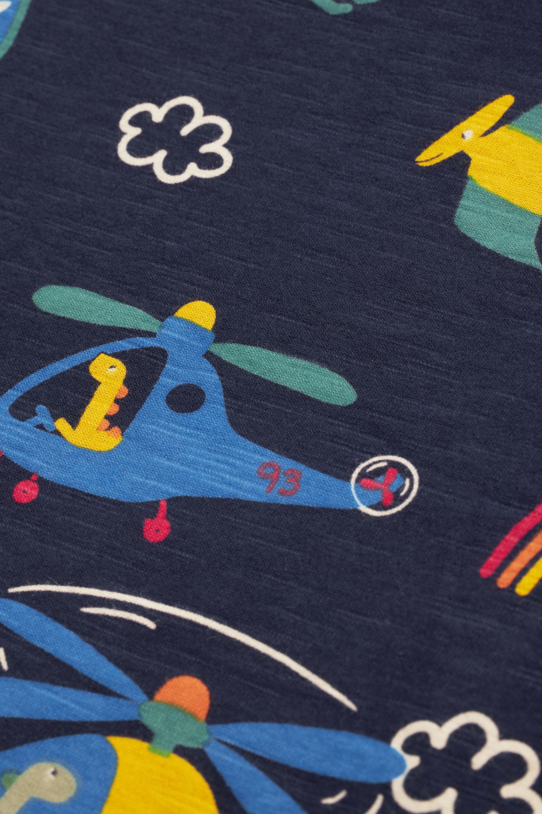 Blue Helicopter All-Over Printed T-Shirt (3mths-7yrs)