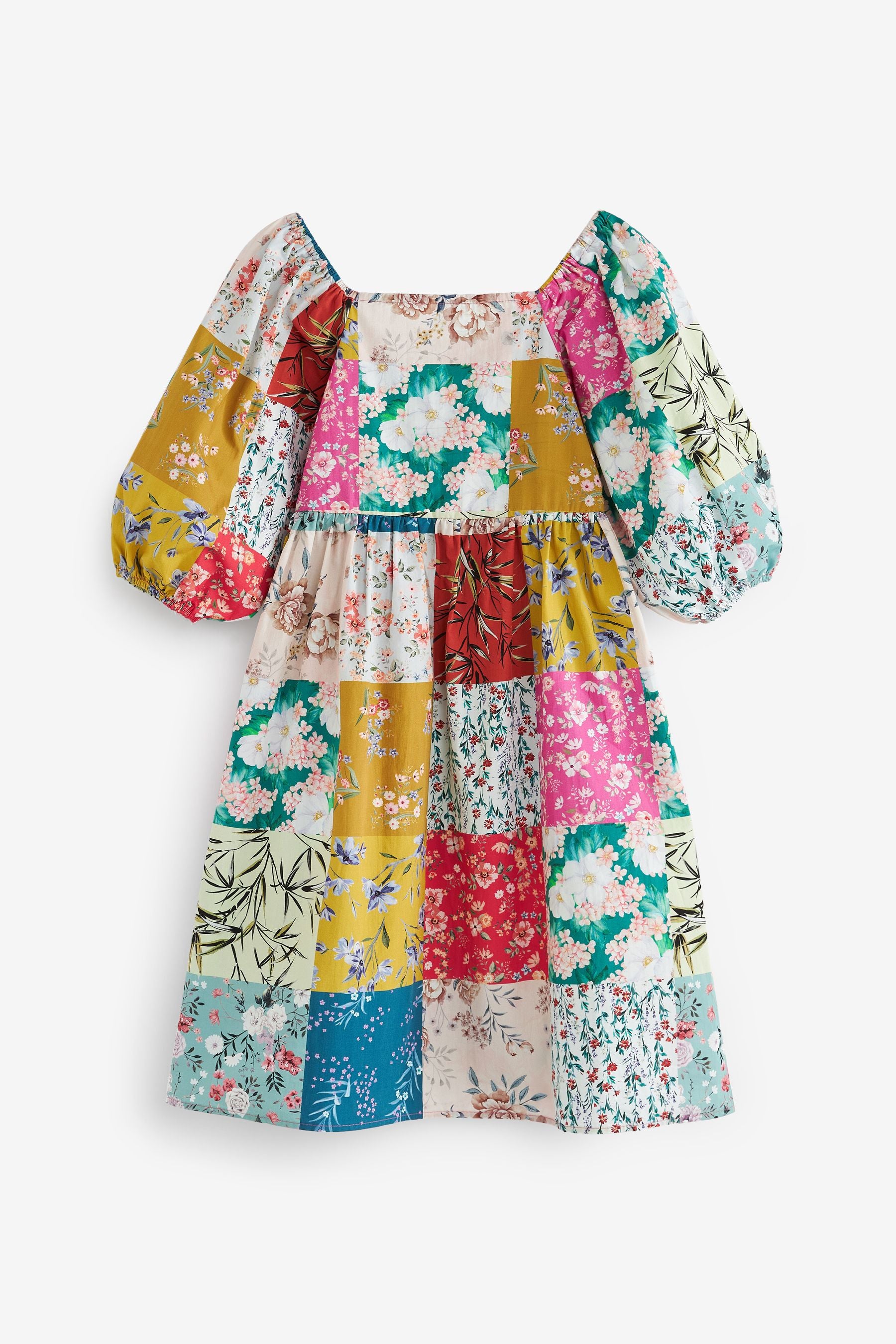 Multi Patchwork Print Dress (3-16yrs)