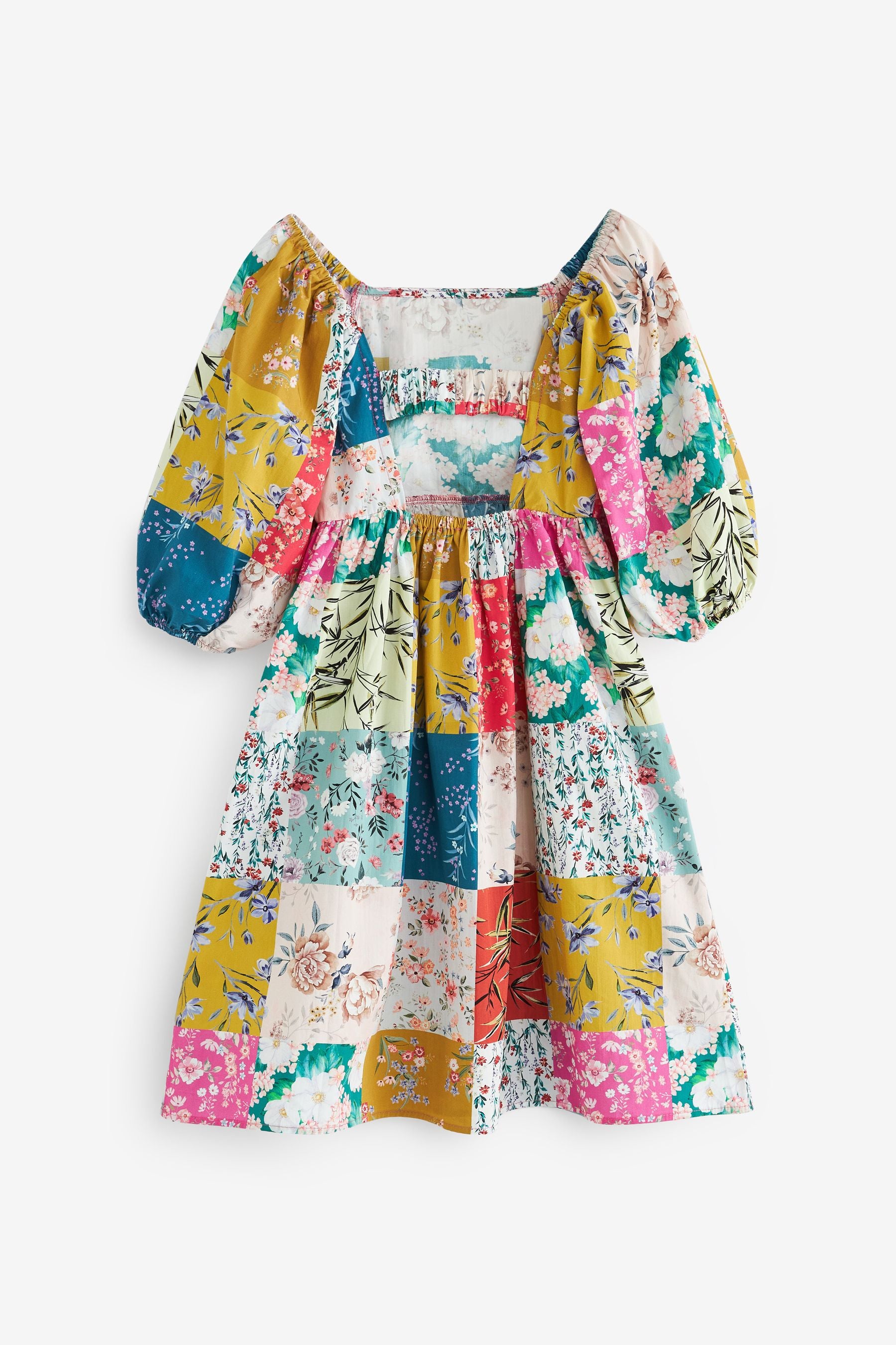 Multi Patchwork Print Dress (3-16yrs)