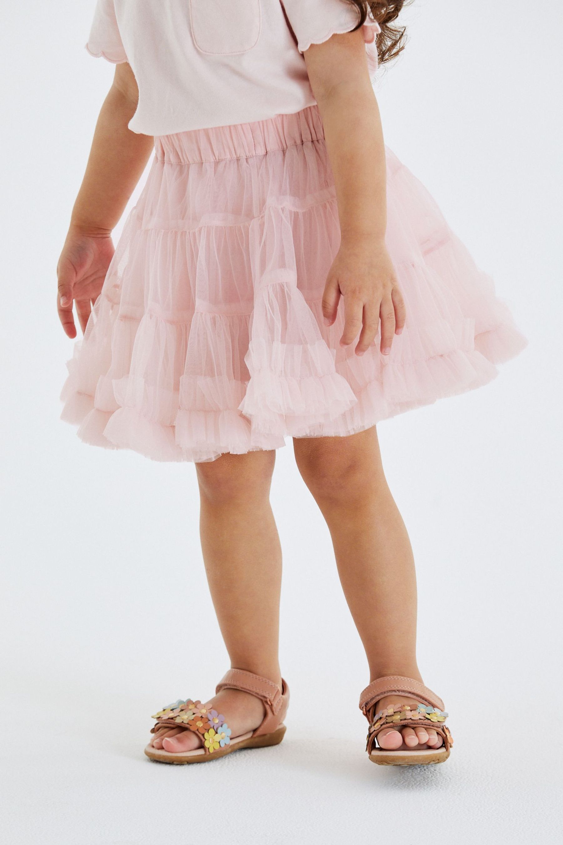 Pale Pink Ruffle Tutu Skirt (3mths-7yrs)