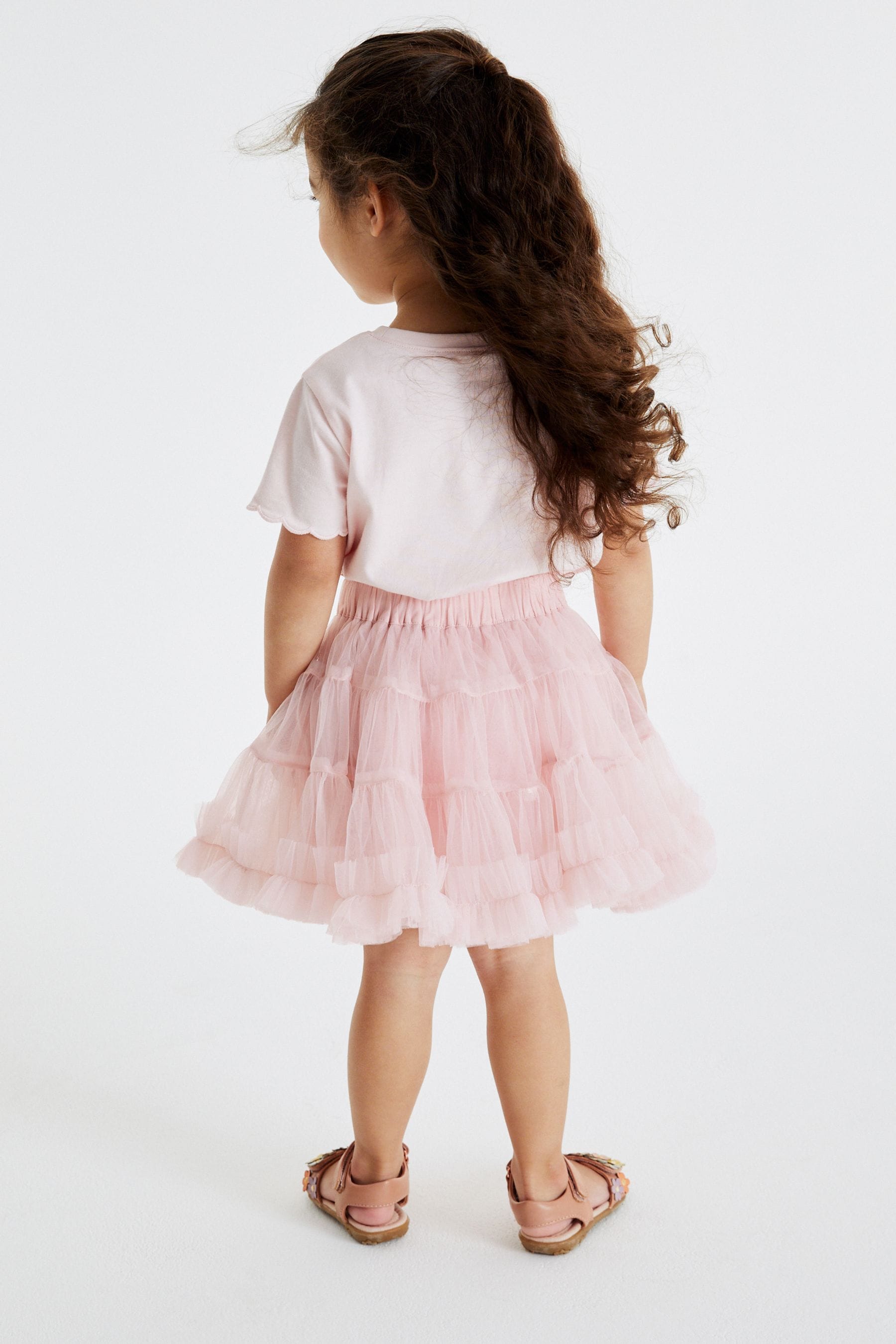 Pale Pink Ruffle Tutu Skirt (3mths-7yrs)