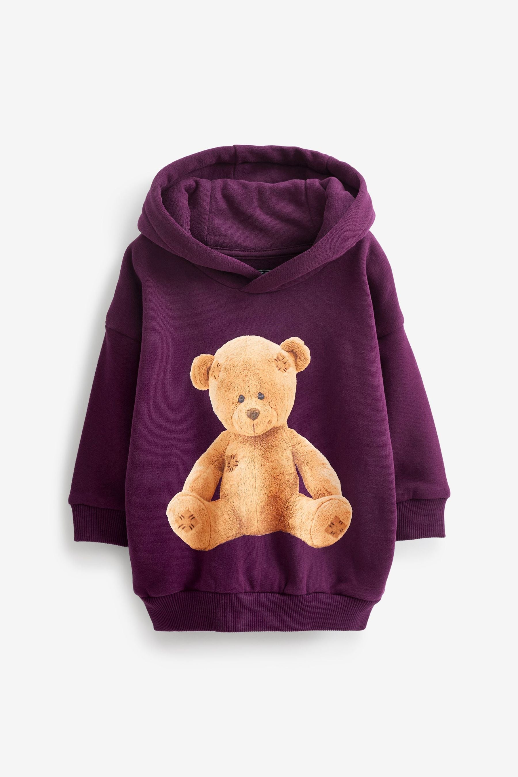 Purple Bear Character Purple Bear Hoodie (3mths-7yrs)