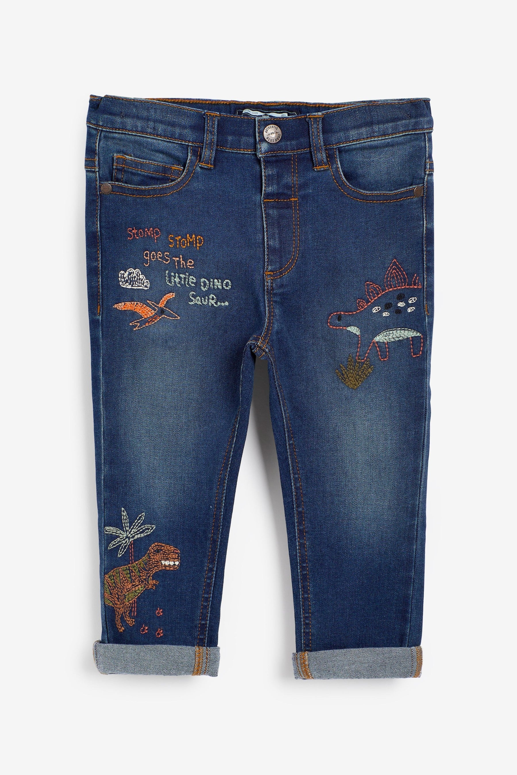 Tint Embroidered Dinosaur Jeans (3mths-7yrs)