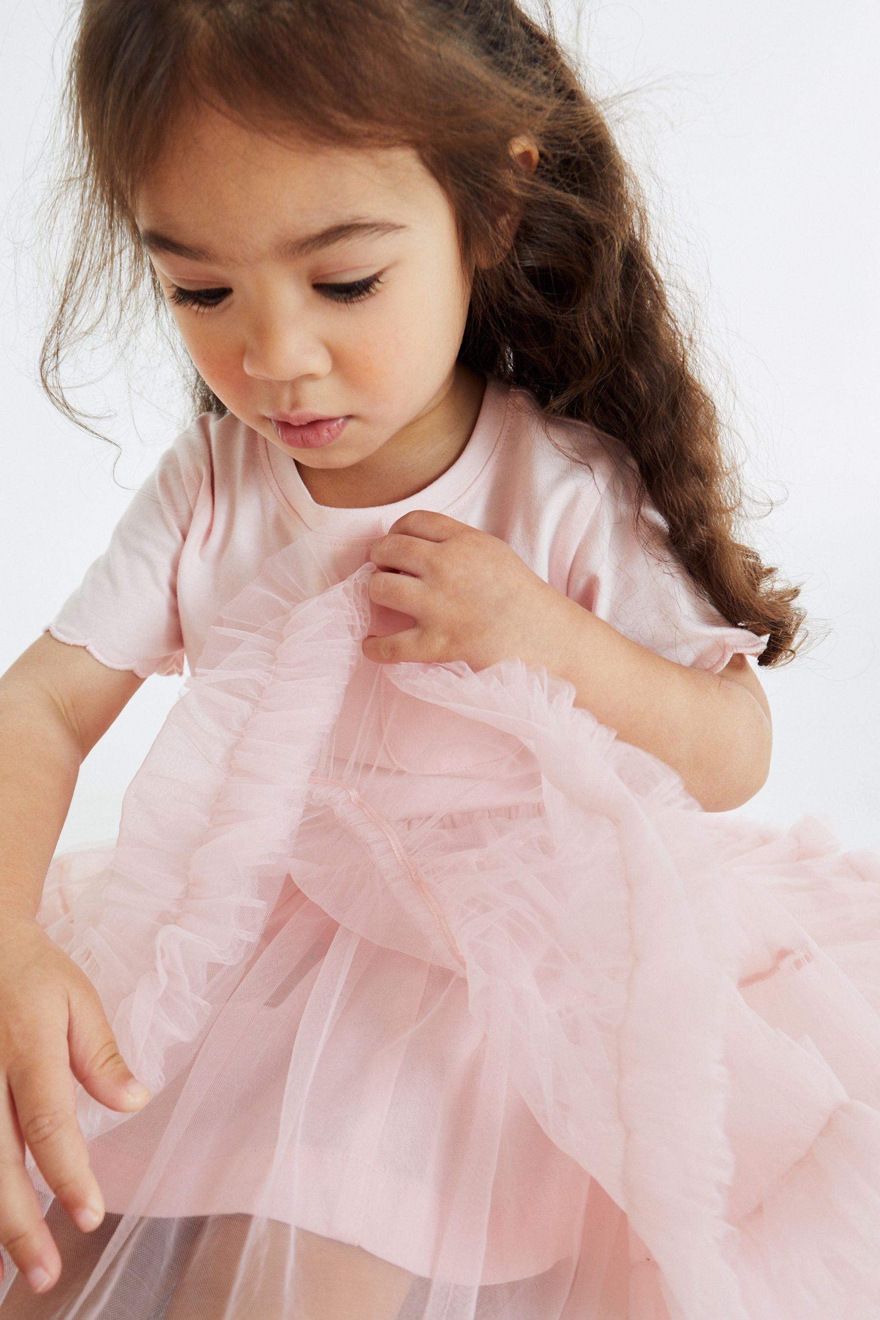 Pale Pink Ruffle Tutu Skirt (3mths-7yrs)