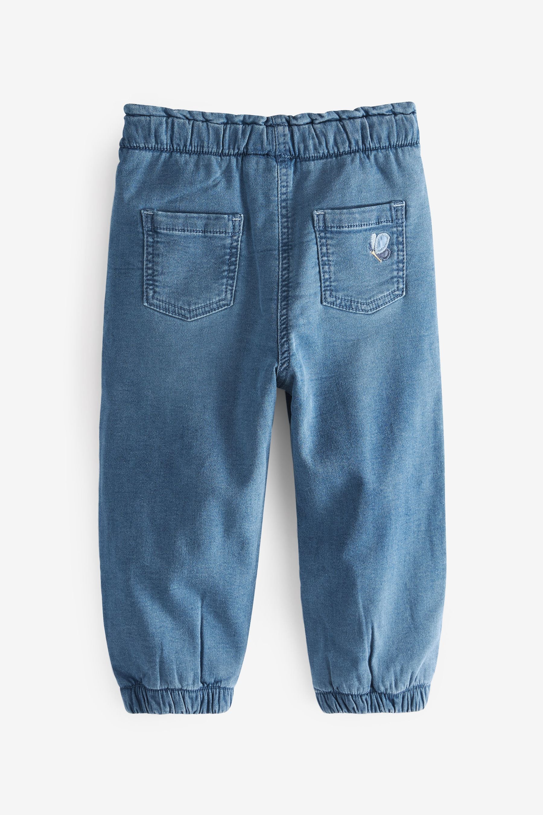 Denim Dark Wash Unicorn Lined Jogger Jeans (3mths-7yrs)