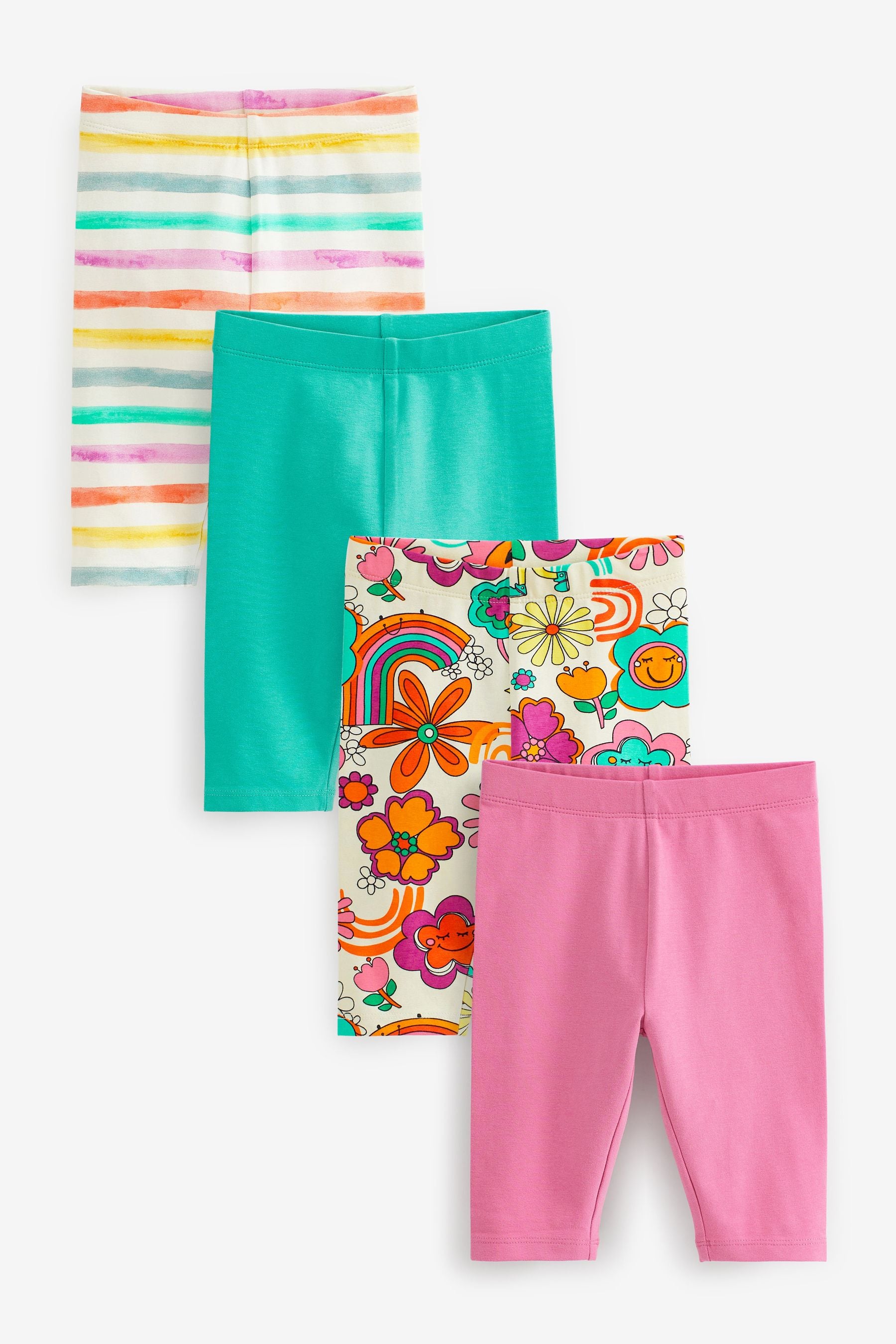 Multi Crop Leggings 4 Pack (3mths-7yrs)