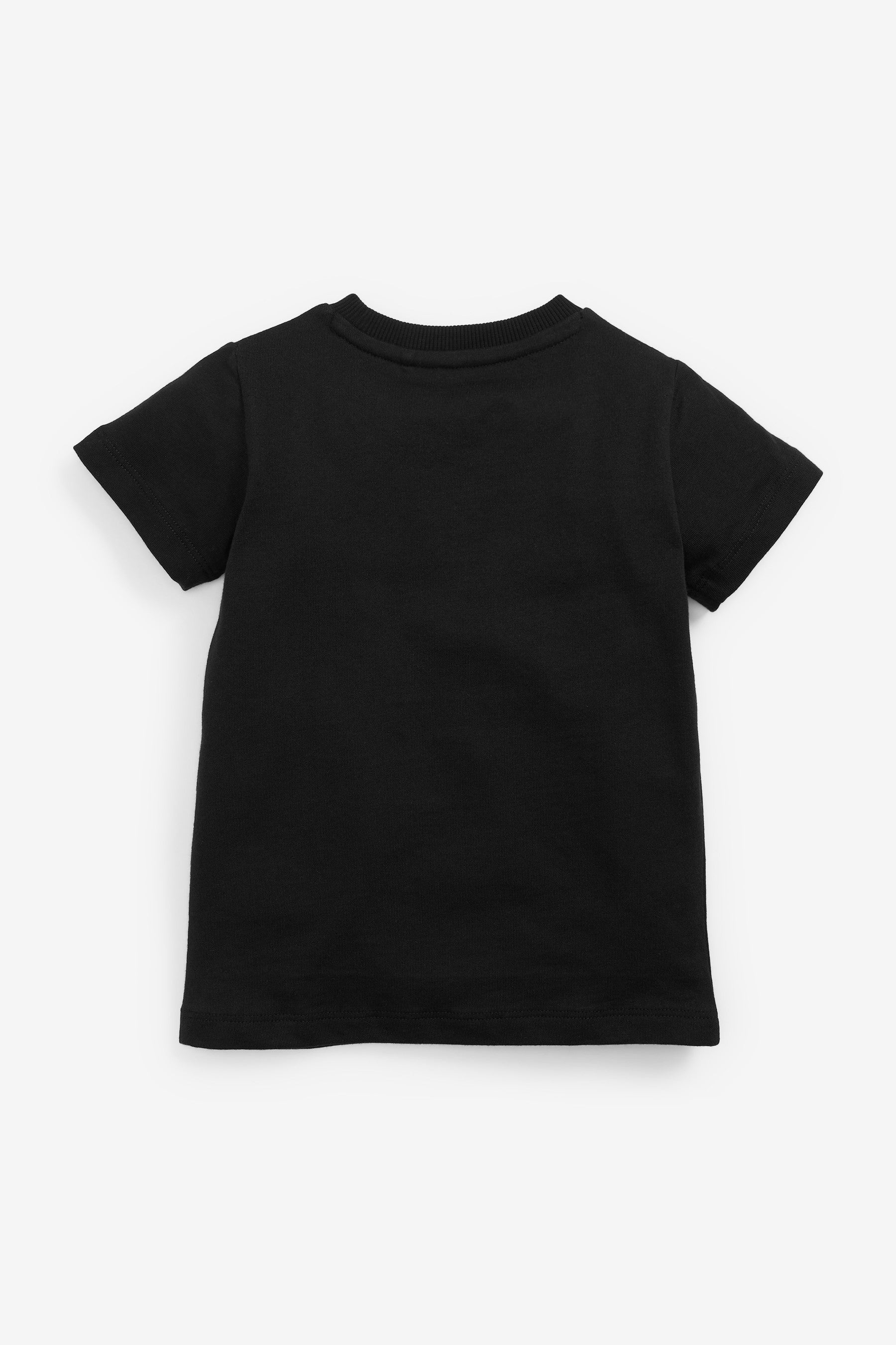 Black/Neon Happy Smile Short Sleeve Character T-Shirt (3mths-7yrs)