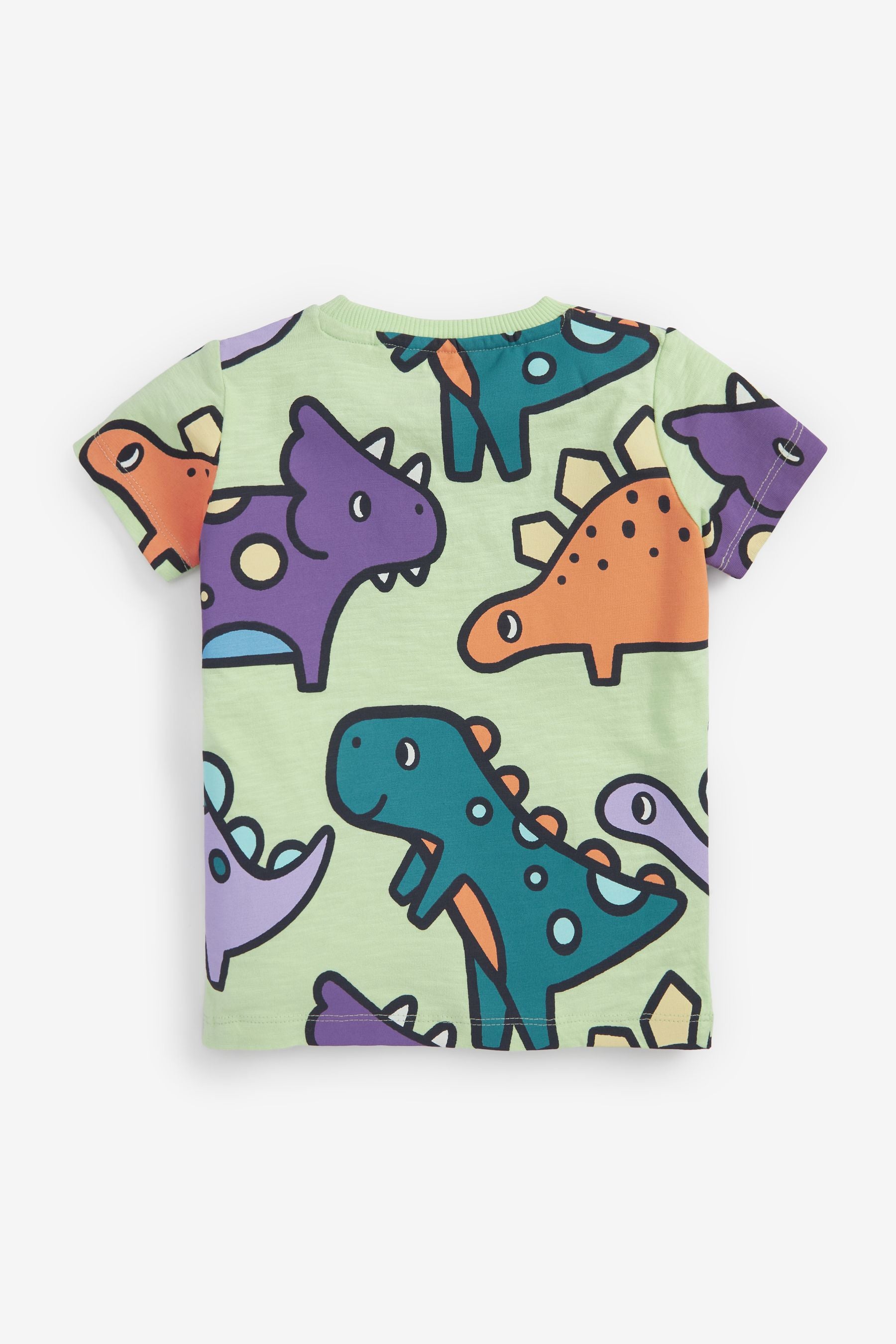 Green Dino All-Over Printed T-Shirt (3mths-7yrs)