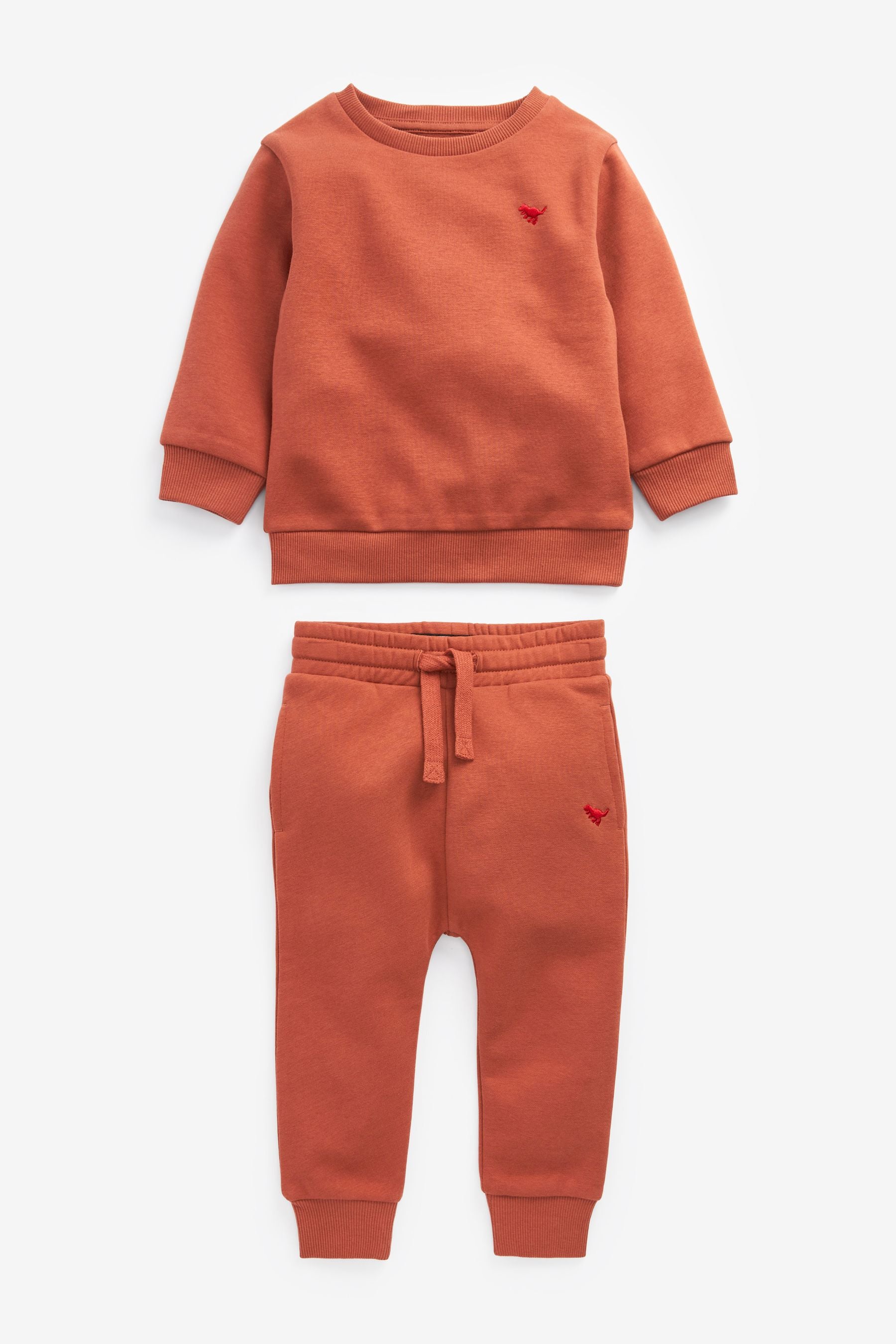 Red Rust Sweatshirt and Joggers Jersey Sweatshirt And Jogger Set (3mths-7yrs)