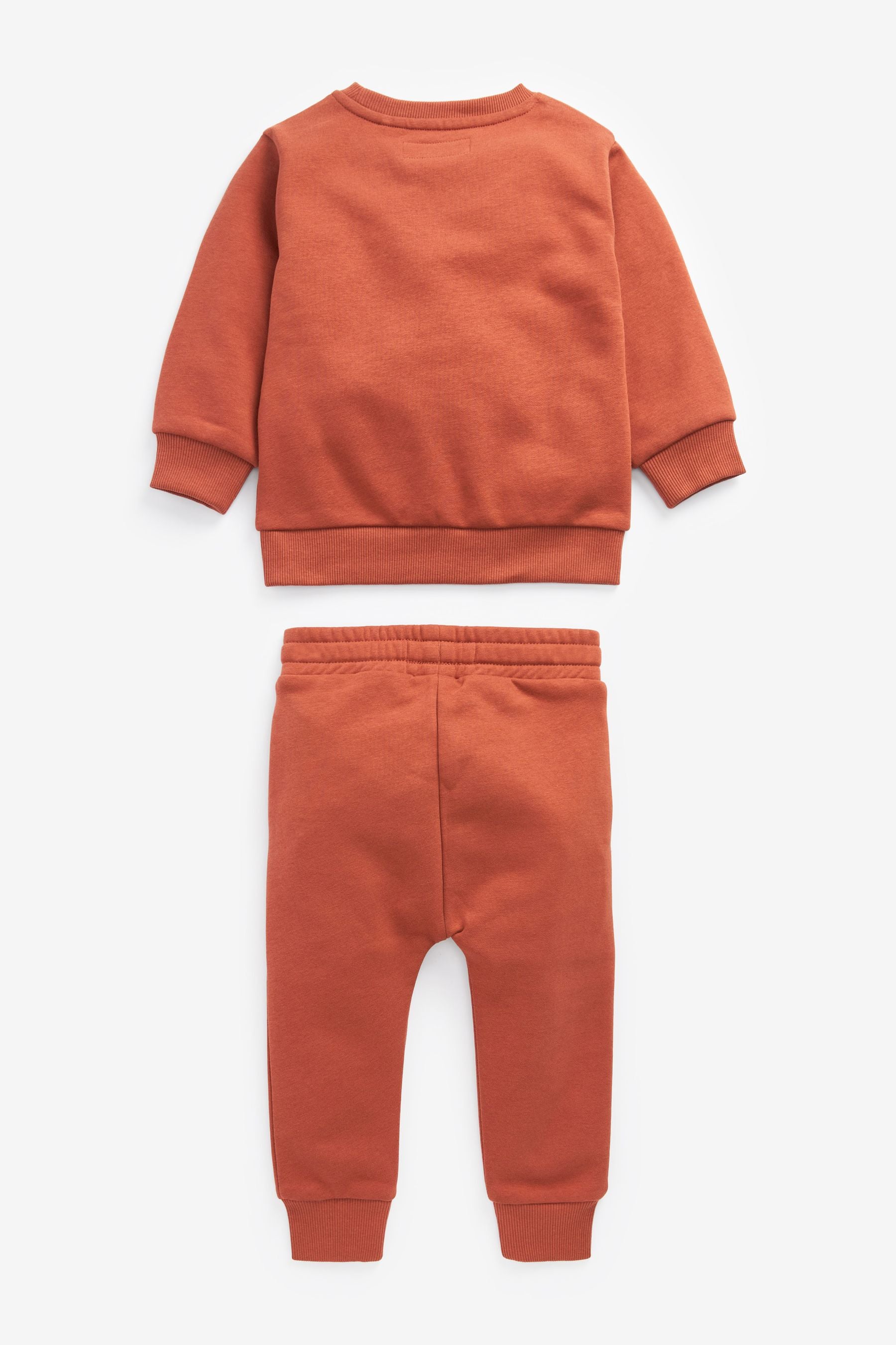 Red Rust Sweatshirt and Joggers Jersey Sweatshirt And Jogger Set (3mths-7yrs)