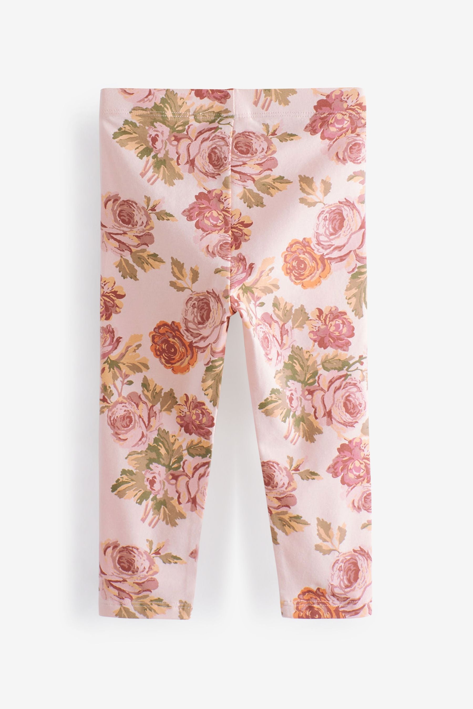 Pink Floral 5 Pack Printed Leggings (3mths-7yrs)