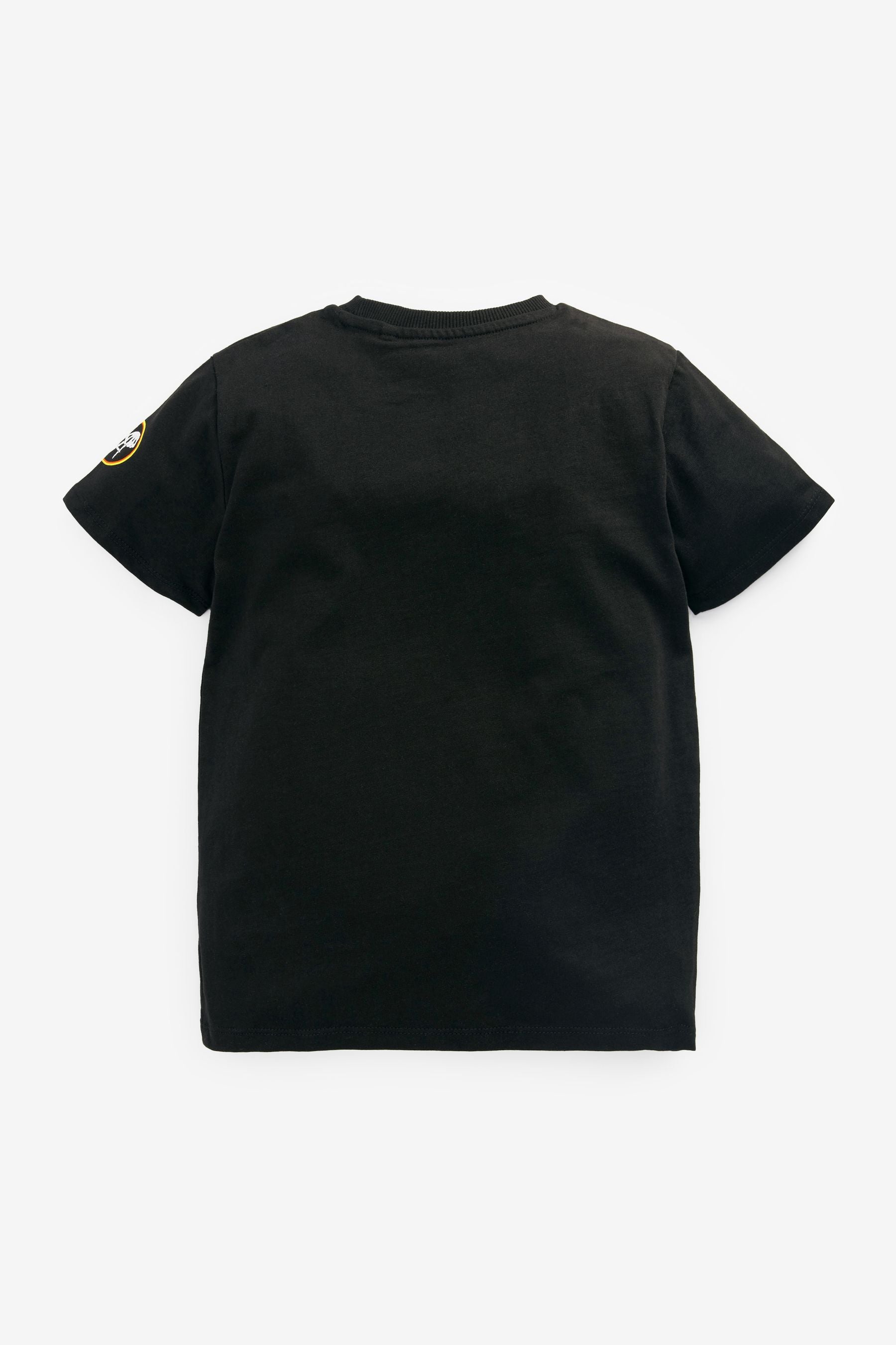 Black Flames Short Sleeve Graphic T-Shirt (3-16yrs)