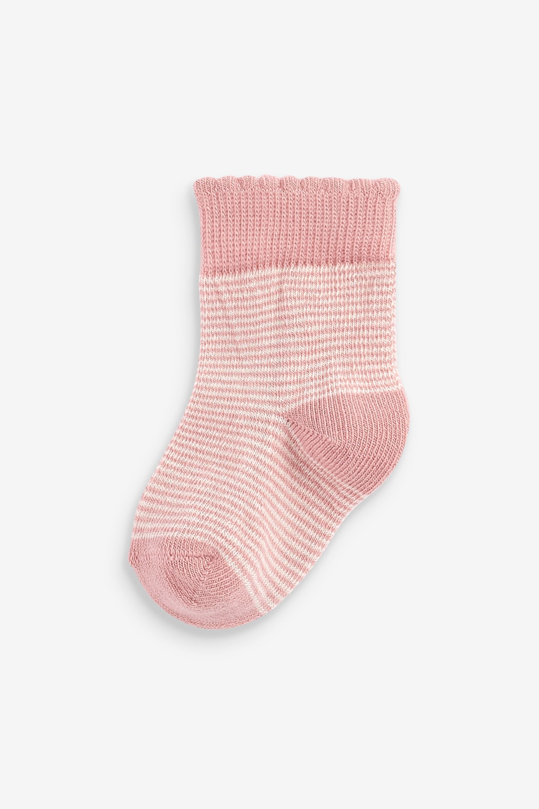 Pink Spot Baby Socks 5 Pack (0mths-2yrs)