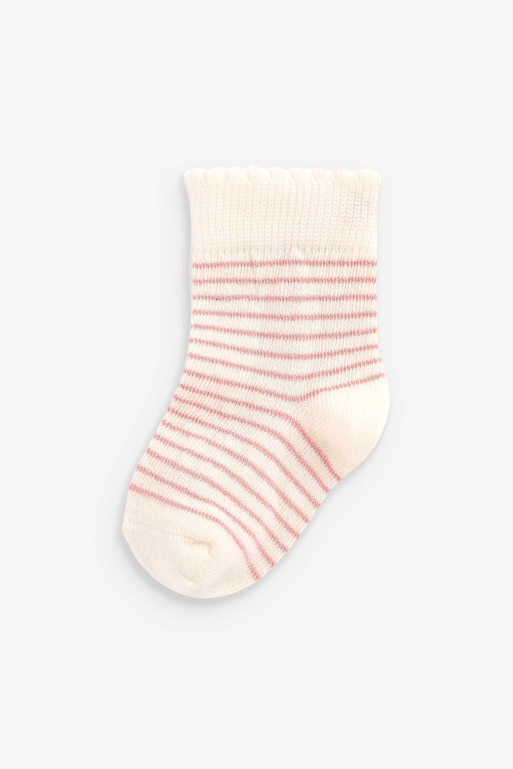 Pink Spot Baby Socks 5 Pack (0mths-2yrs)