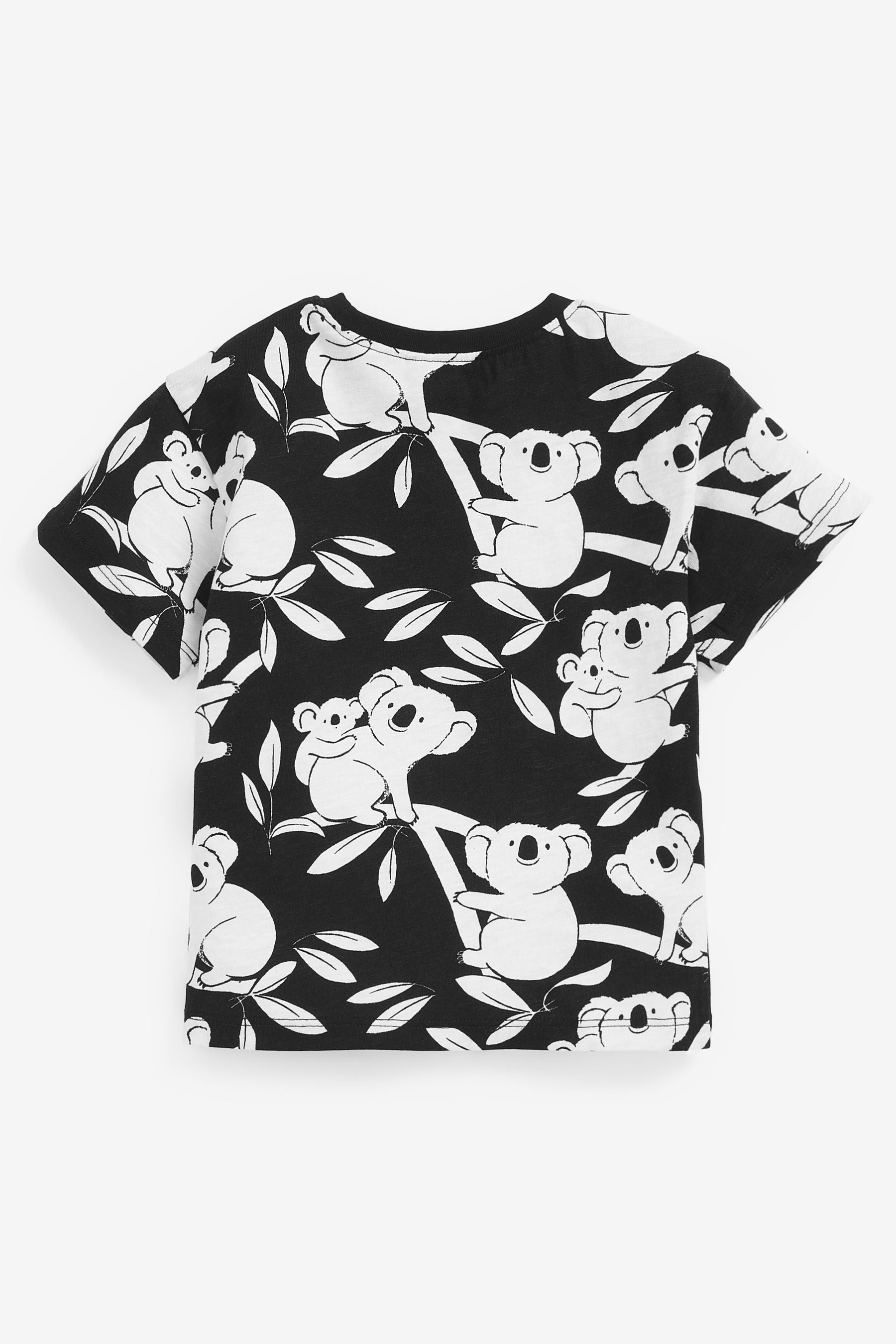 Black/White Koala 5 Pack T-Shirts (3mths-7yrs)