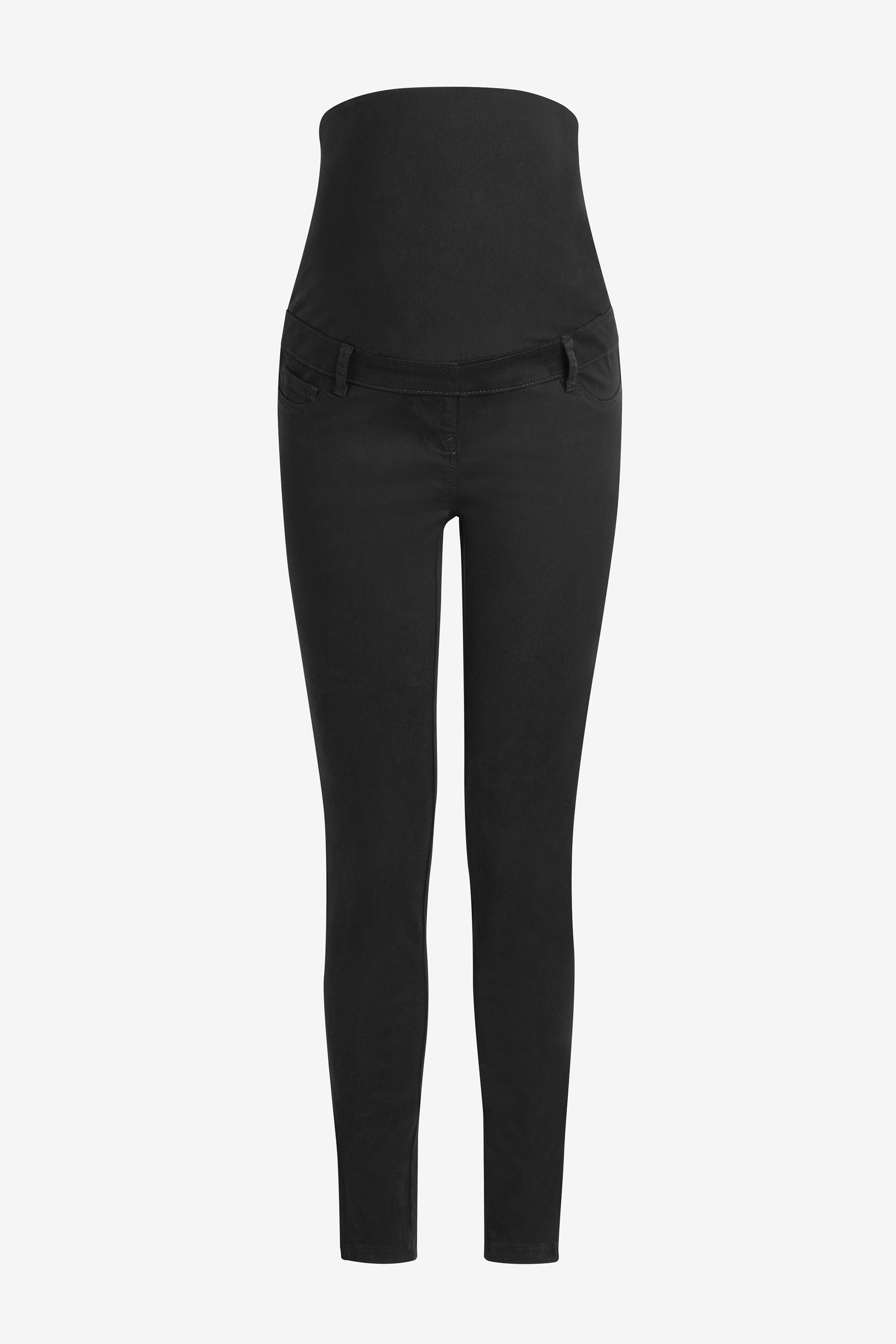 Black Maternity Denim Leggings