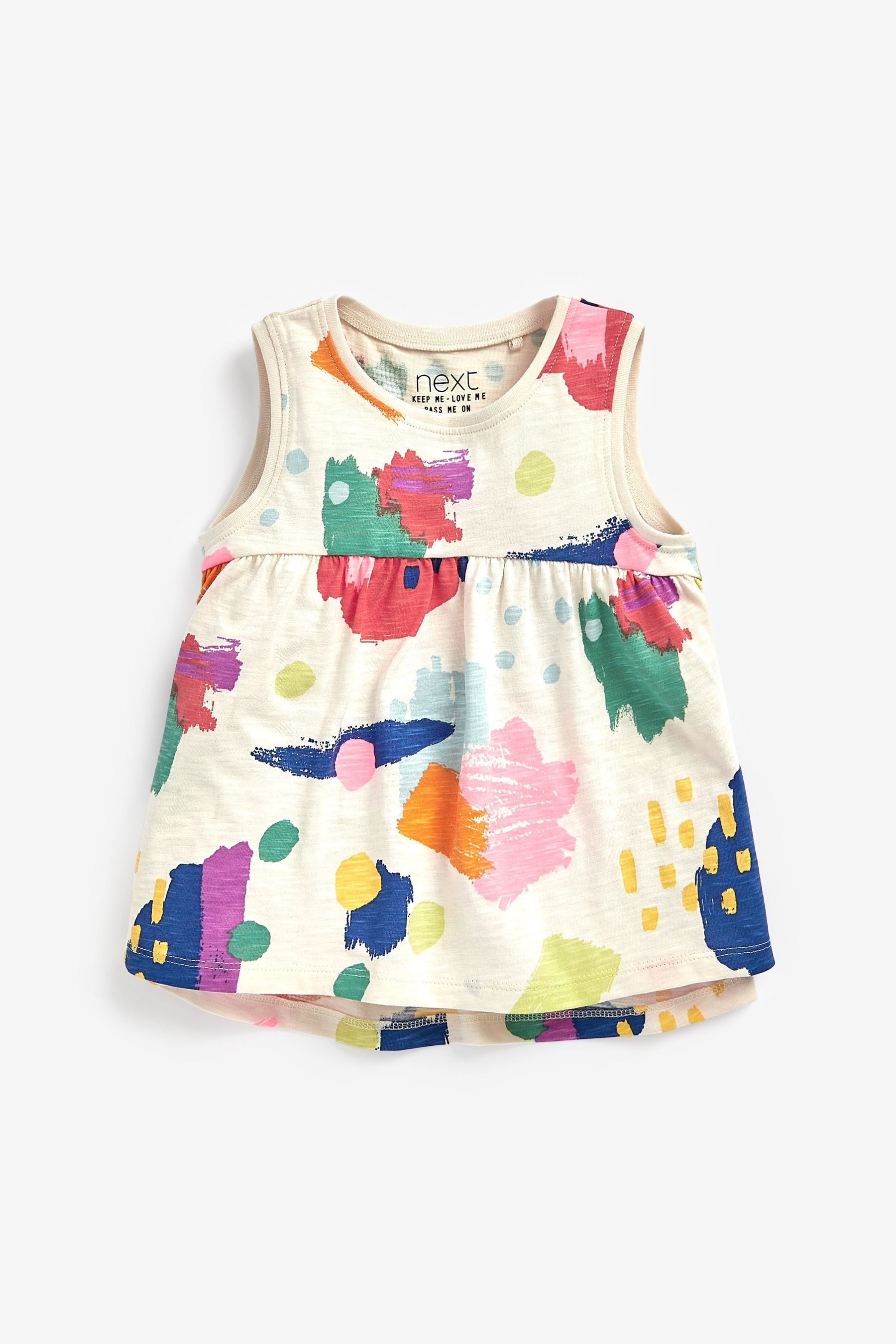 Bright Dash Peplum Vest (3mths-7yrs)