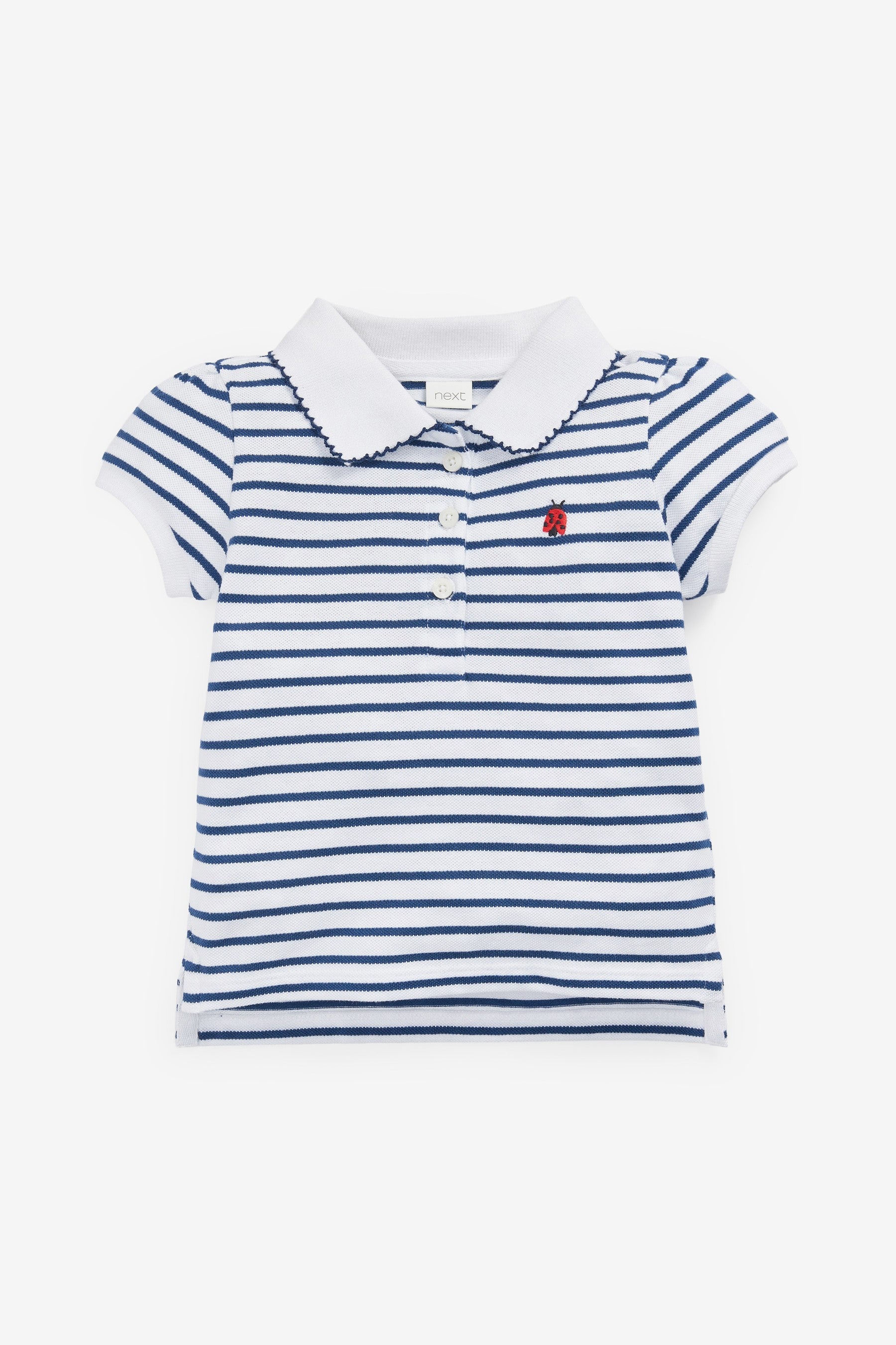 Jubilee Navy Blue/Red/White 3 Pack Polo Tops (3mths-7yrs)