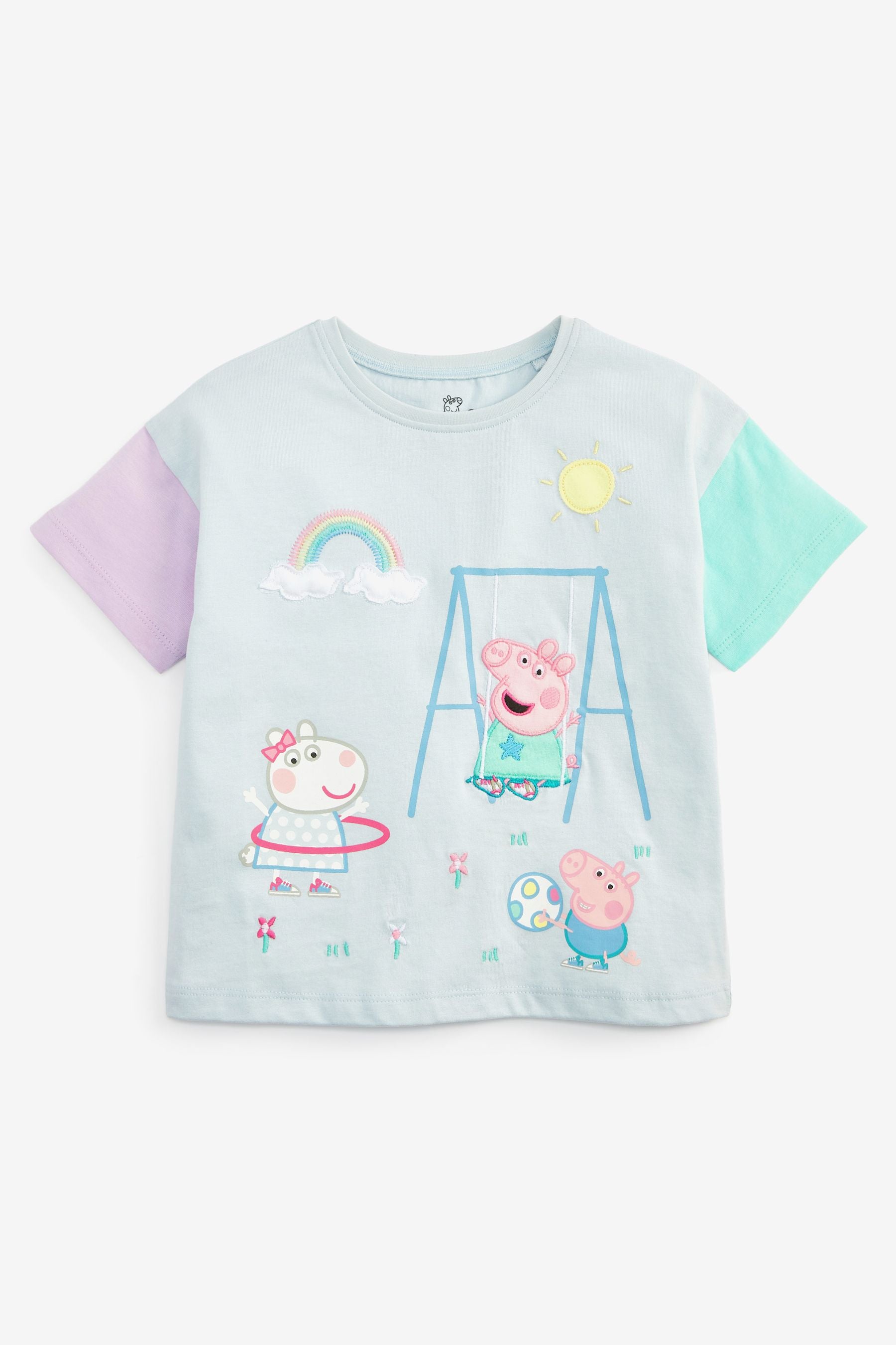 Peppa Pig Playgroud Embroidered T-Shirt (3mths-7yrs)