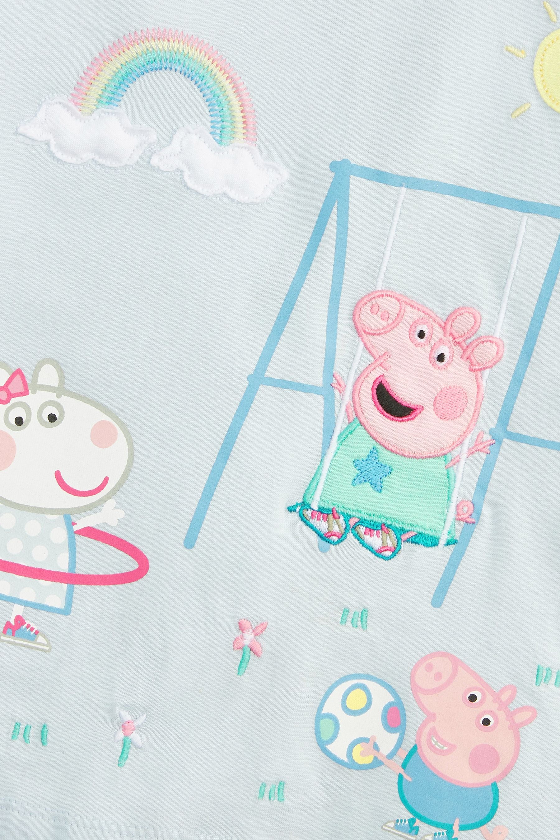 Peppa Pig Playgroud Embroidered T-Shirt (3mths-7yrs)